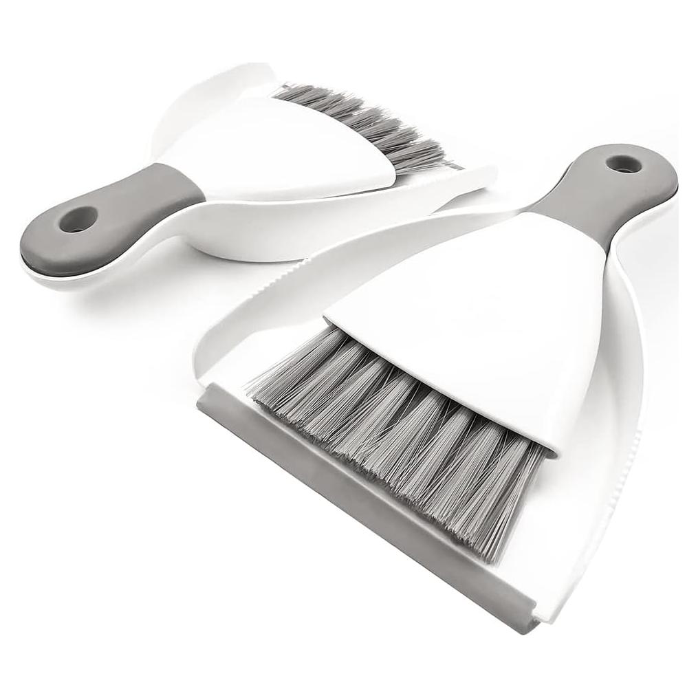 Juego de Escoba y Recogedor Mini WDDBHSKN Gris 2 Set