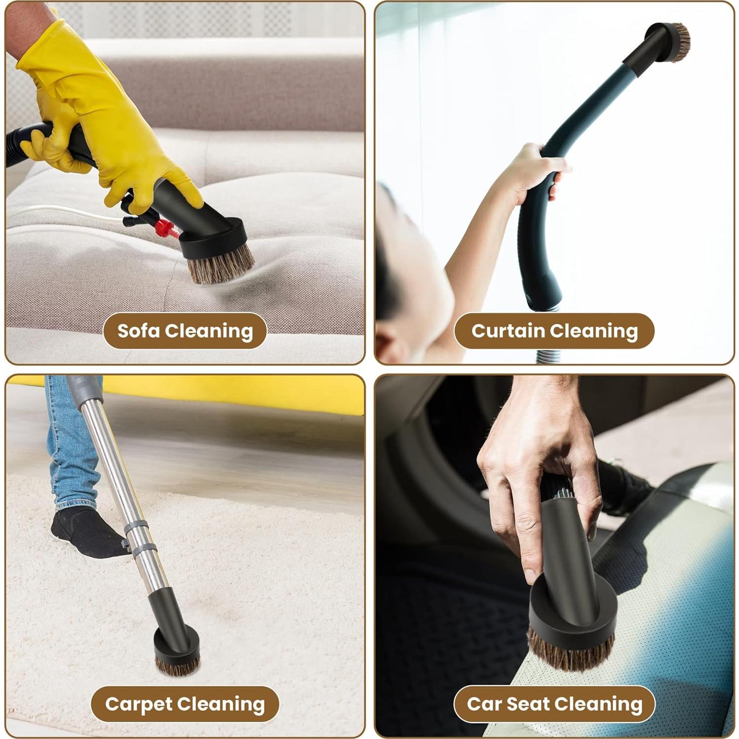 Accesorios de Aspiradora TXIN 4 Piezas Cepillos Suaves 32mm