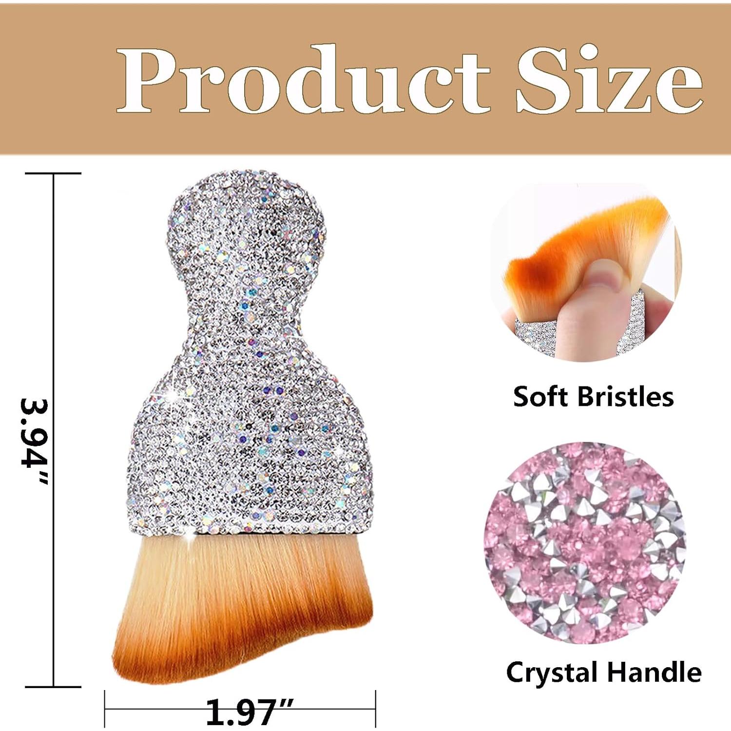 Cepillo de Limpieza Interior de Coche Buzopuw 2 Piezas Plata