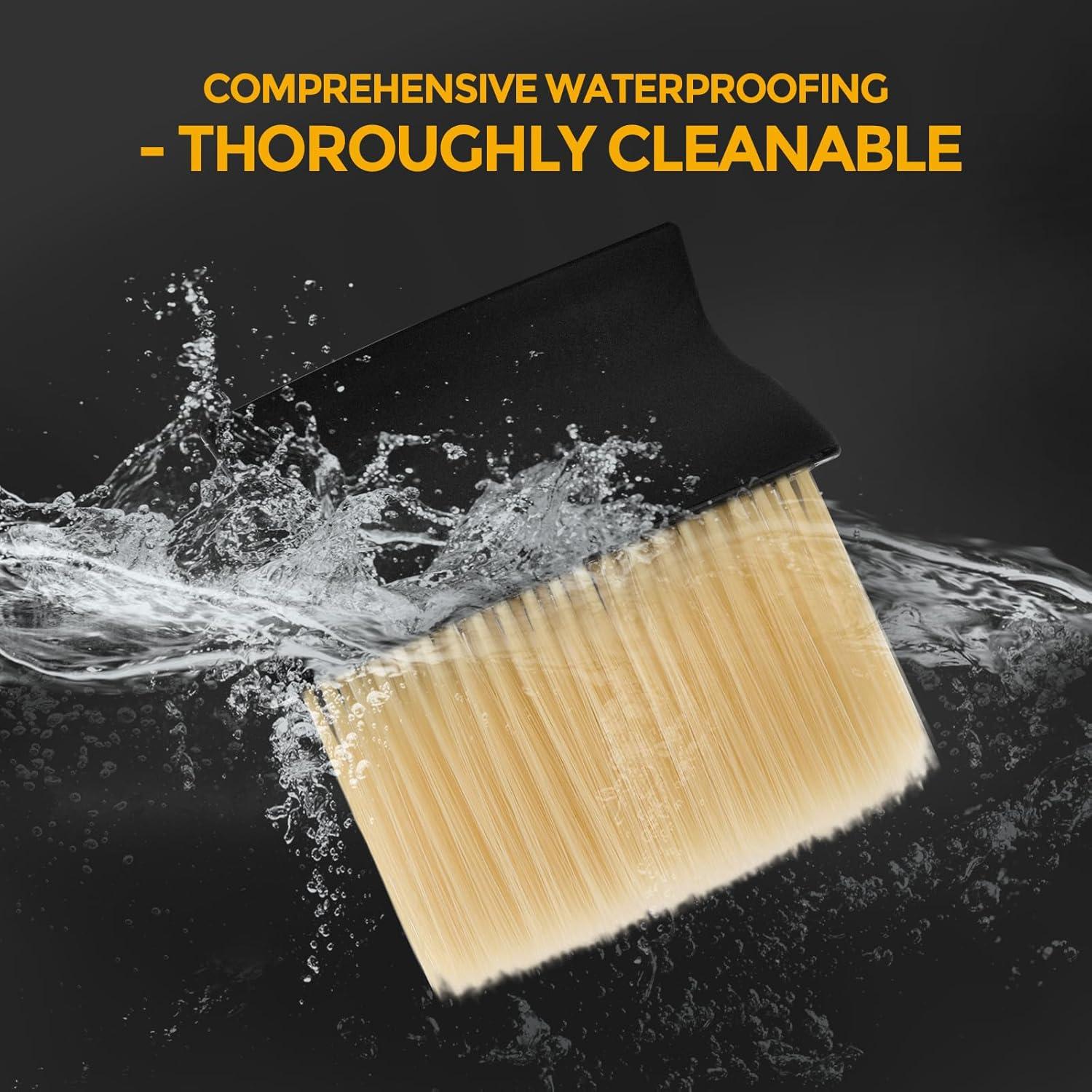 Cepillo de Detalle de Coche JsqFogey - Cerdas Suaves 12.27x11.4cm