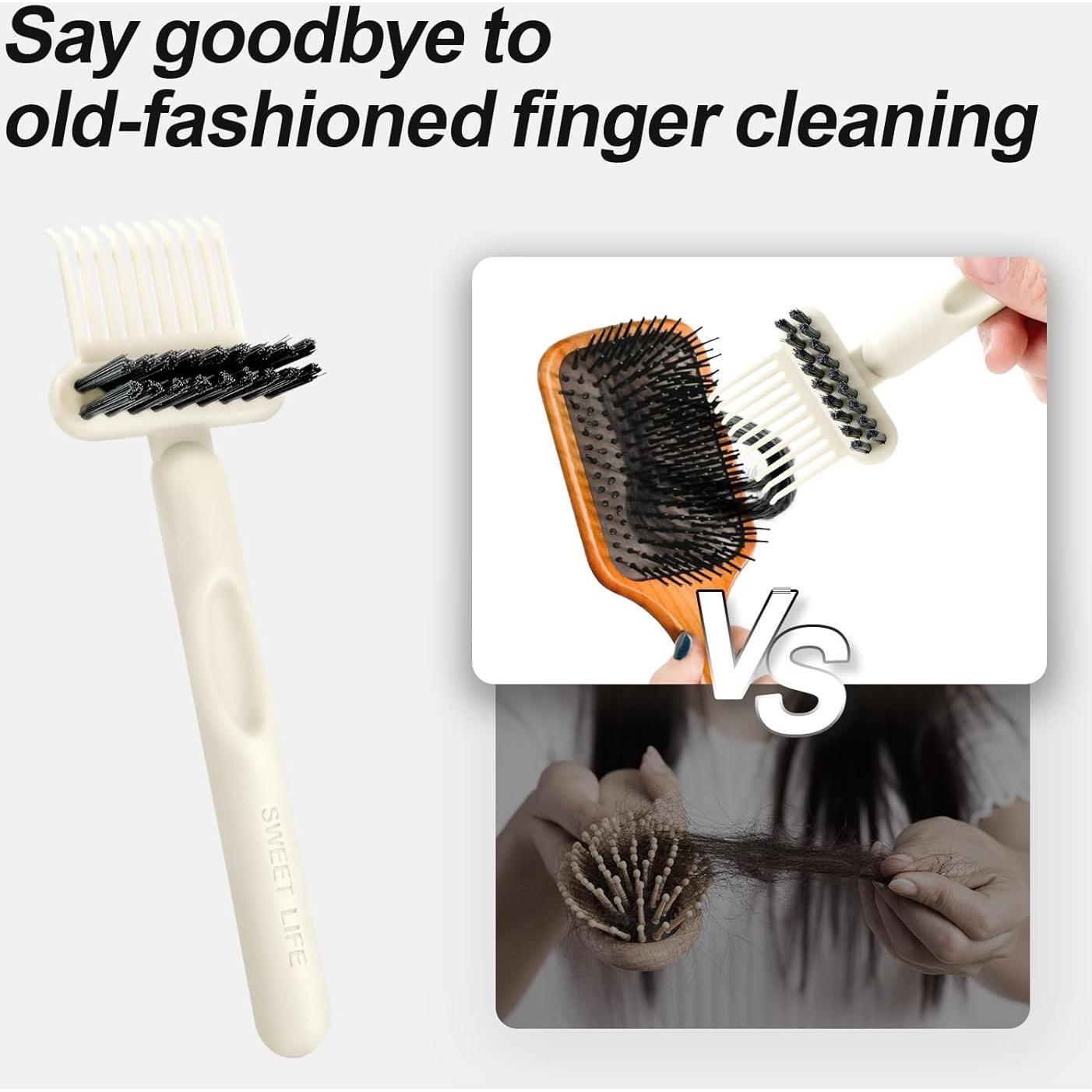 Juego de 2 herramientas de limpieza Jurrissa para cepillos y peines