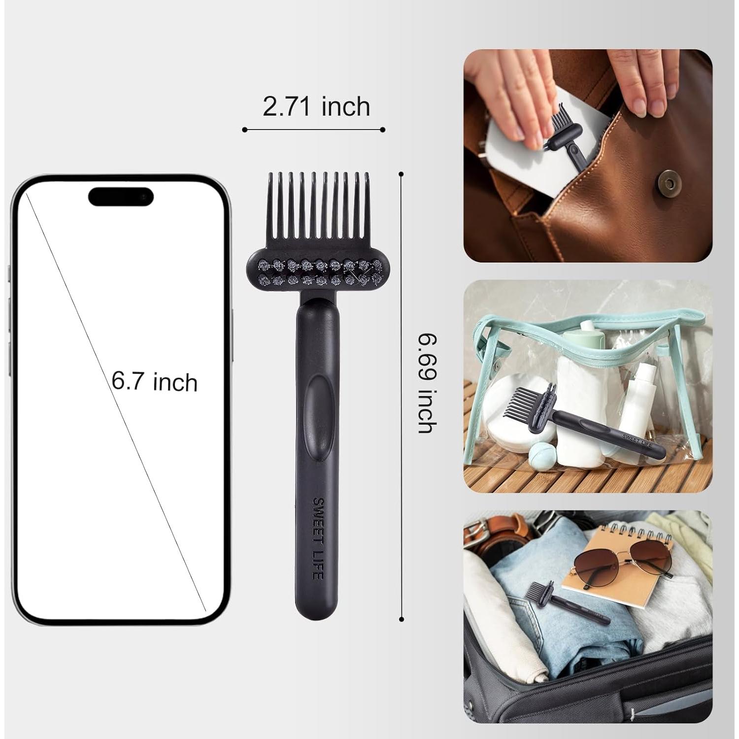 Juego de 2 herramientas de limpieza Jurrissa para cepillos y peines