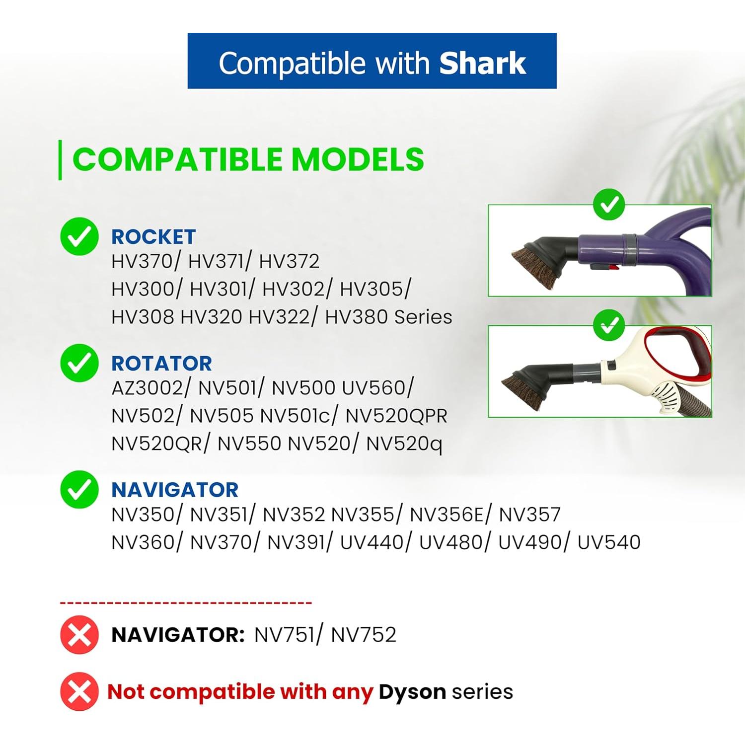 Cepillo de polvo de pelo de caballo VACEXT 35mm para aspiradoras