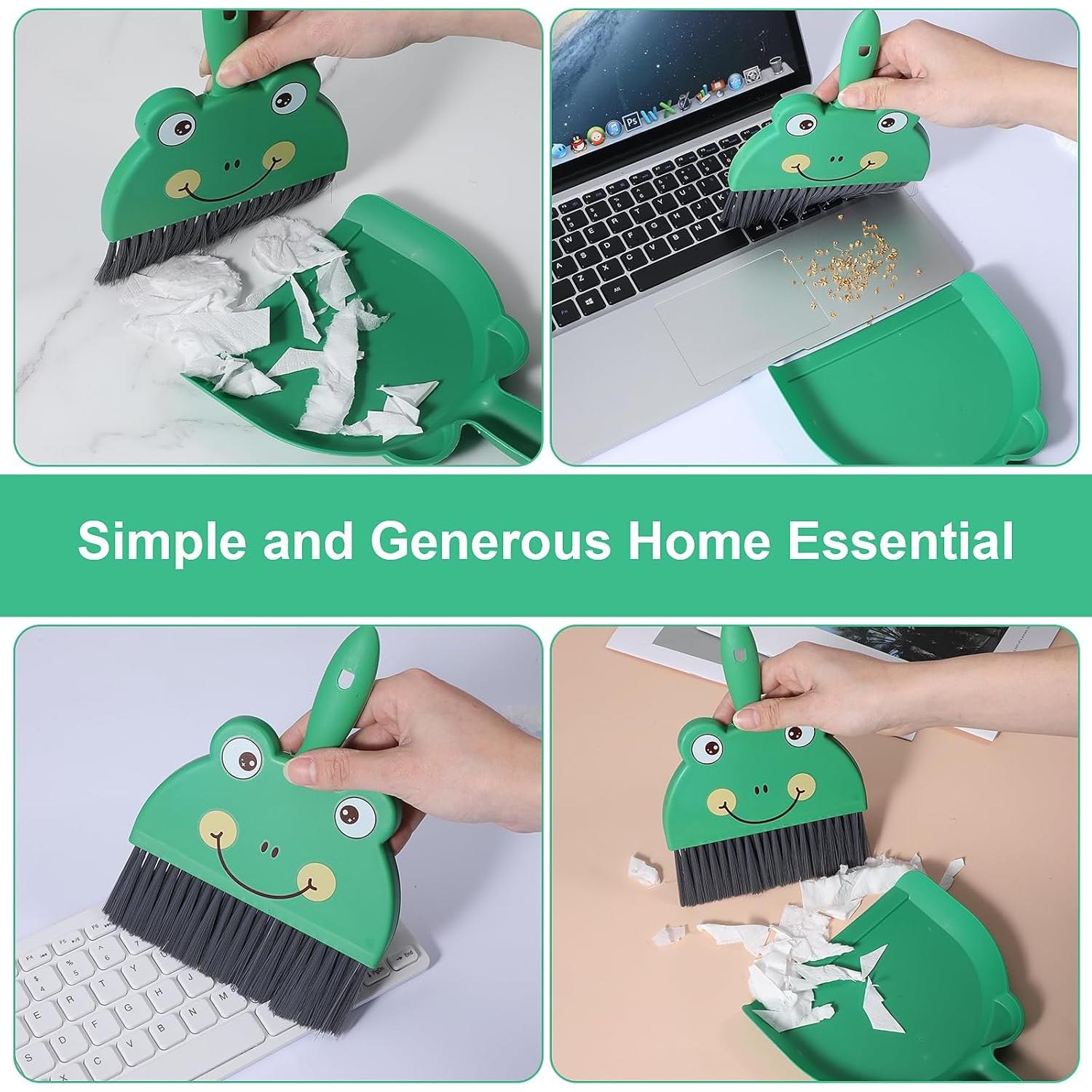 Juego de Mini Escoba y Recogedor Tyqour Verde 23.5x17cm