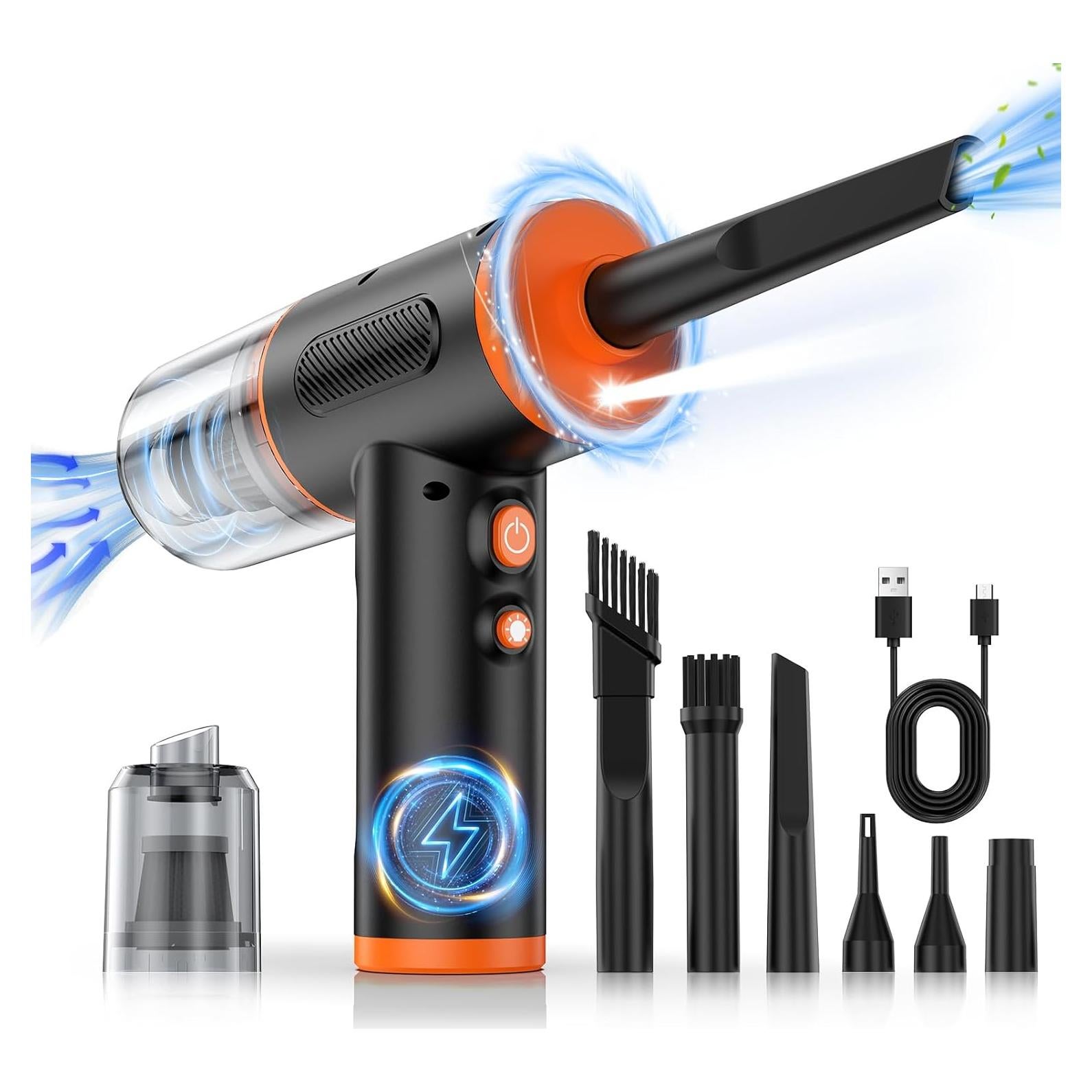 Soplador de Aire Comprimido y Aspiradora KOPIDOE VC016 3 Velocidades