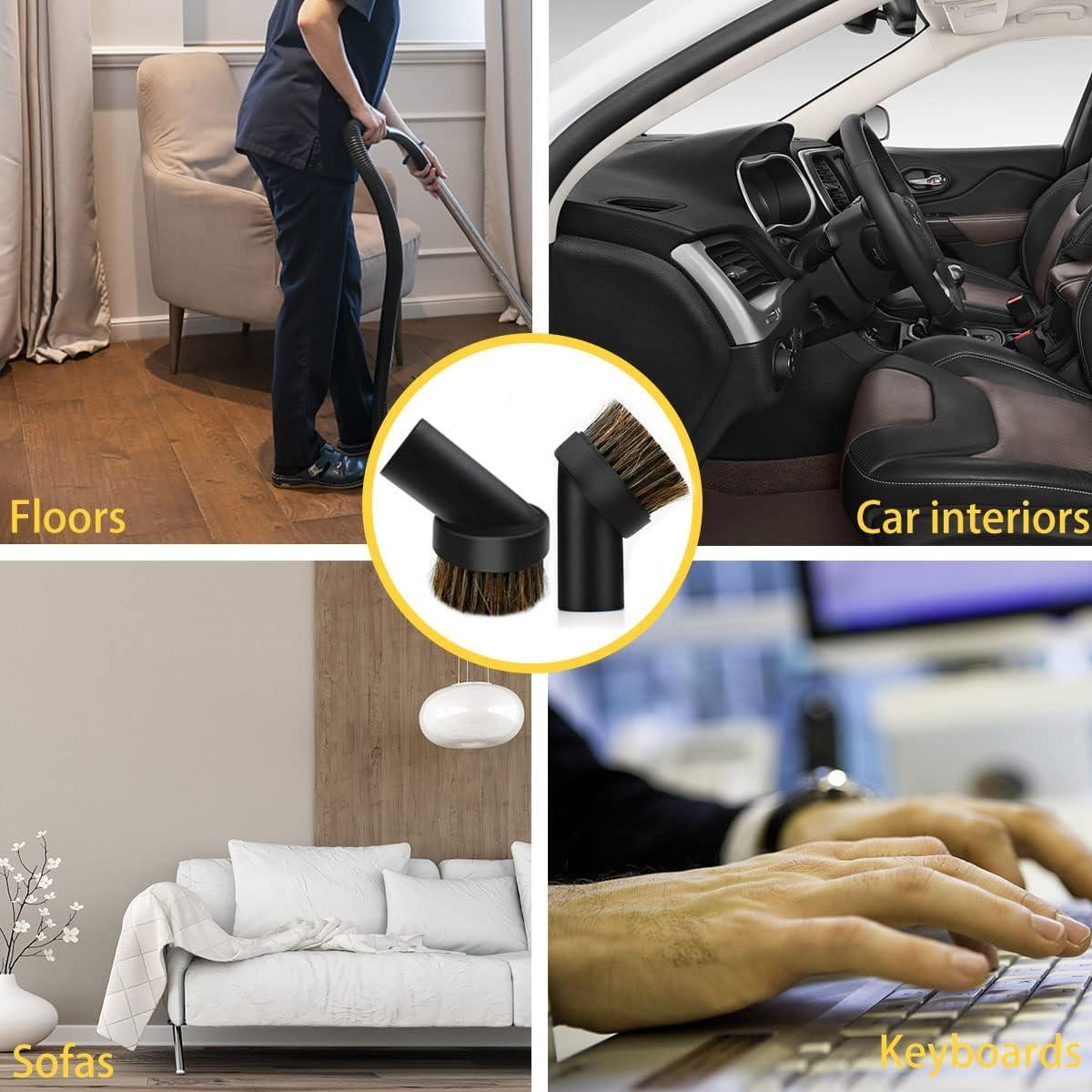 2 Cepillos Redondos para Polvo Yuntop 32mm para Aspiradora