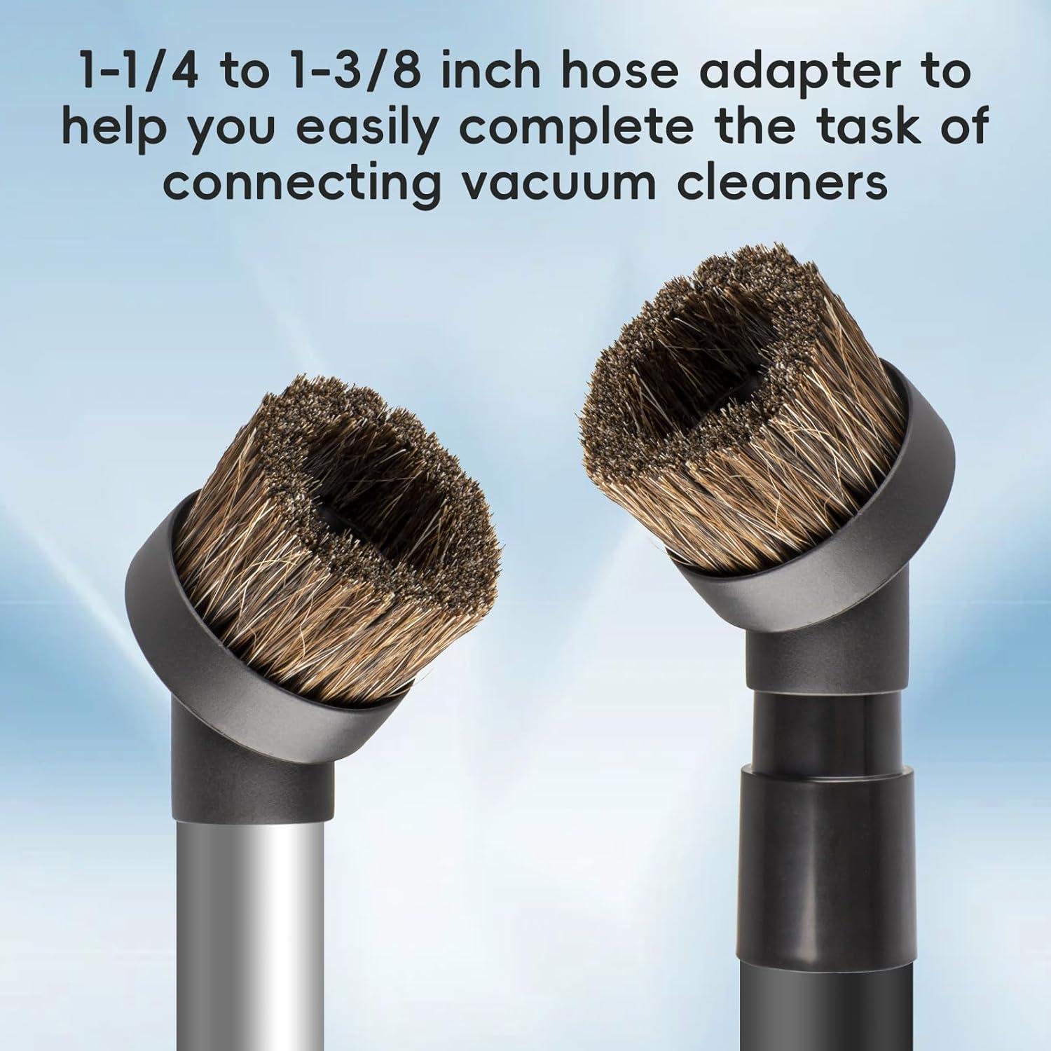 Cepillo Redondo de Aspiradora KEIFI 1.25" (3.18 cm) con Adaptador