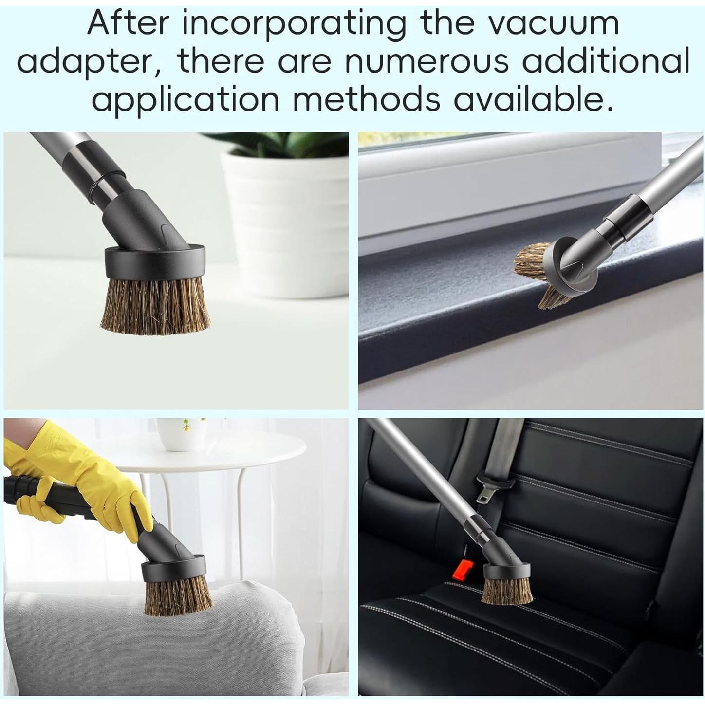 Cepillo Redondo de Aspiradora KEIFI 1.25" (3.18 cm) con Adaptador