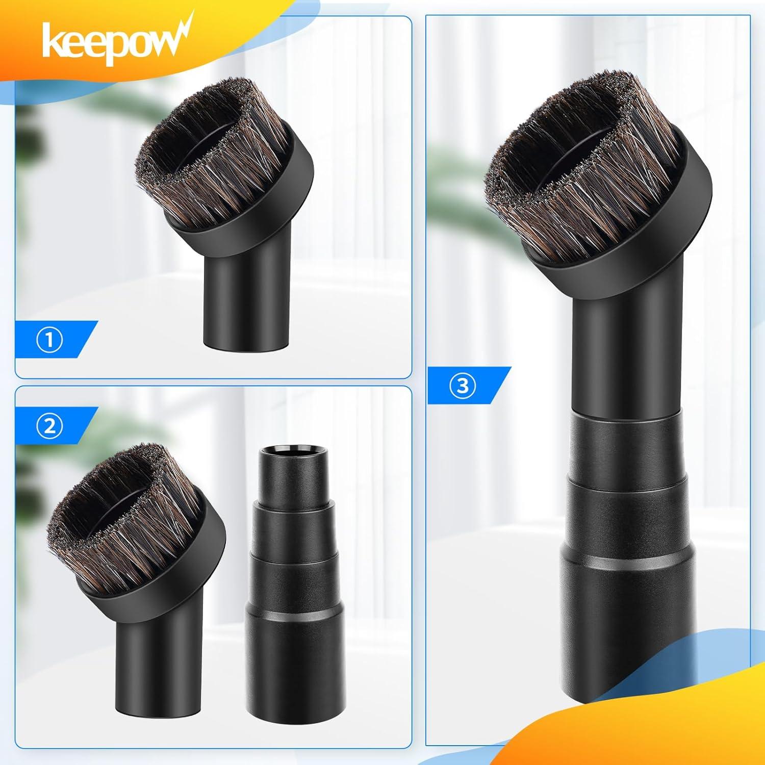 Accesorio de cepillo de aspiradora KEEPOW 25mm pelo de caballo
