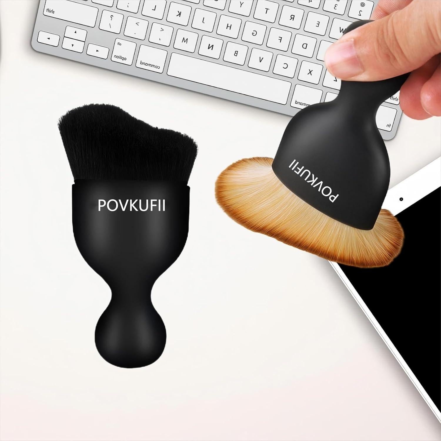 Cepillos de Detalle para Interior de Auto Povkufii - 2 Pcs