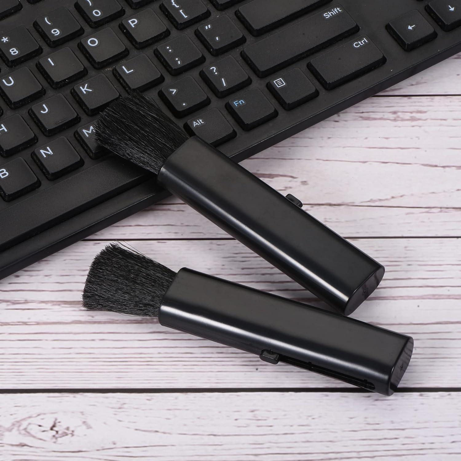 Cepillos de Limpieza MECCANIXITY para Teclado y Electrónica - Paquete de 2