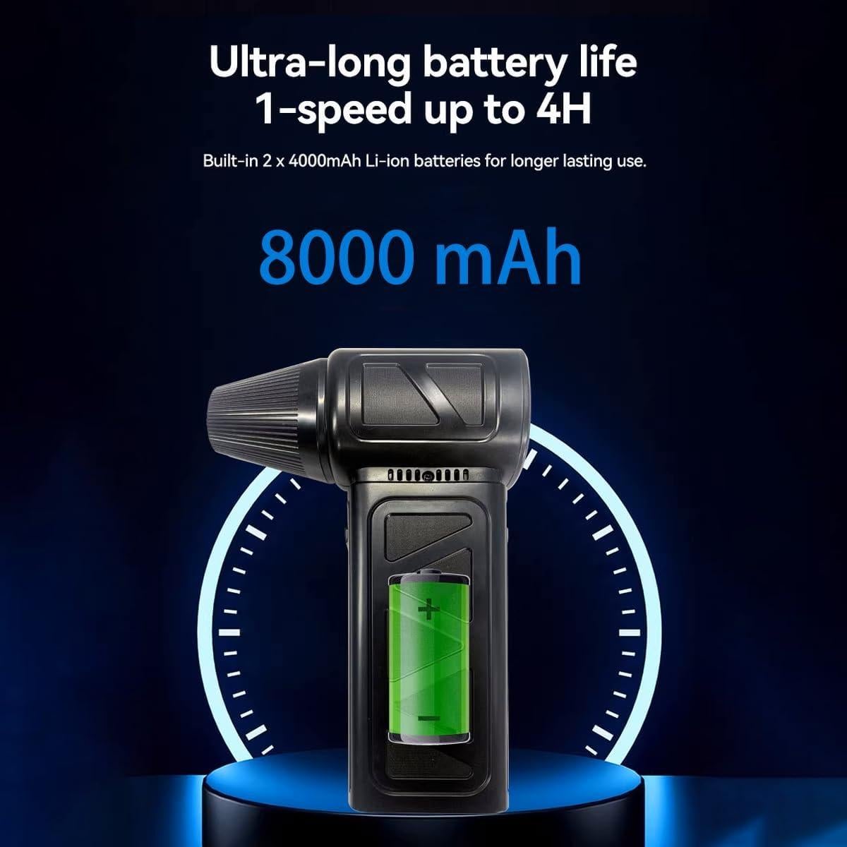 Soplador de Aire Eléctrico VORMIVIOT 130000 RPM Reutilizable