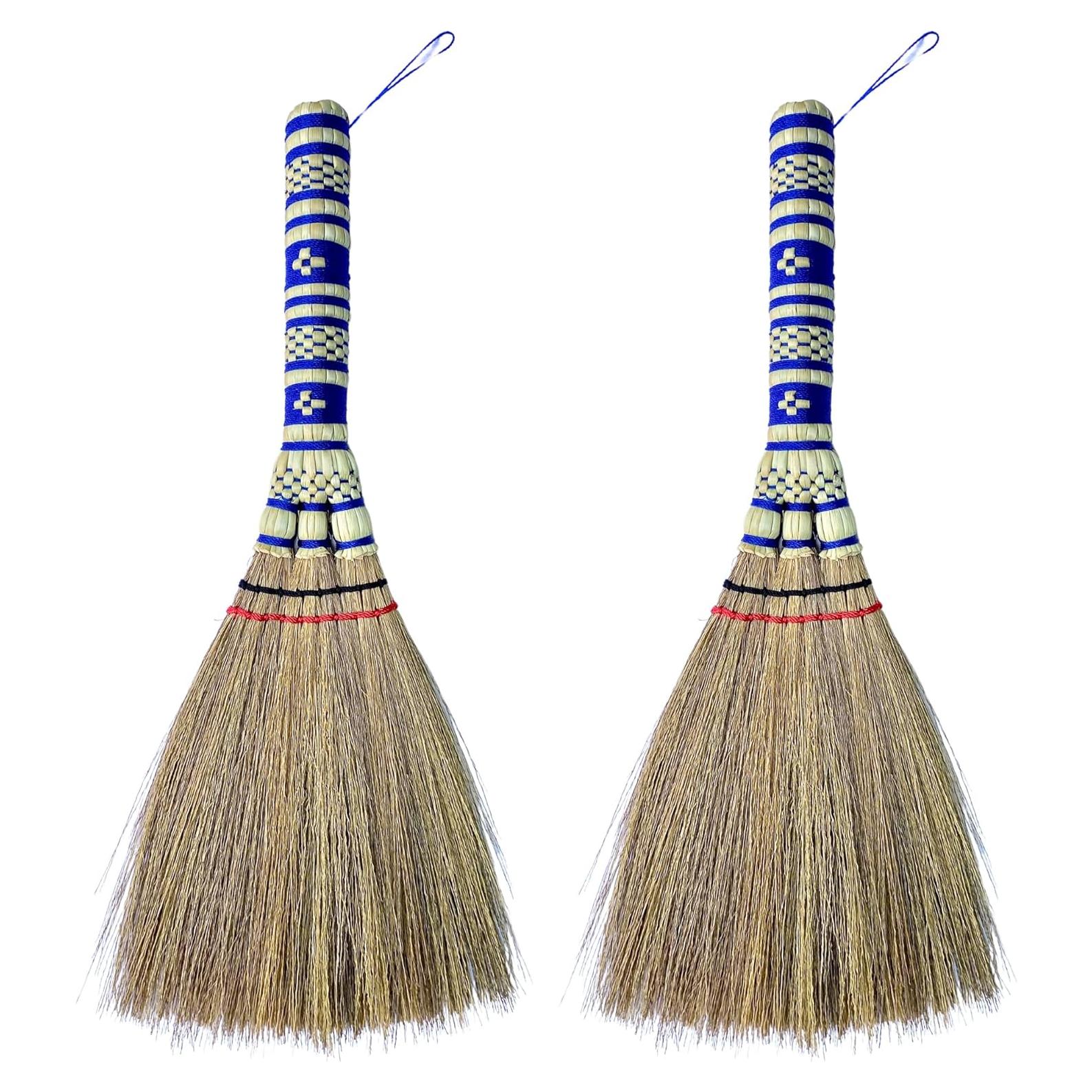 Escoba de Mano Pequeña AW BROOMS 28 cm de Maíz para Interiores