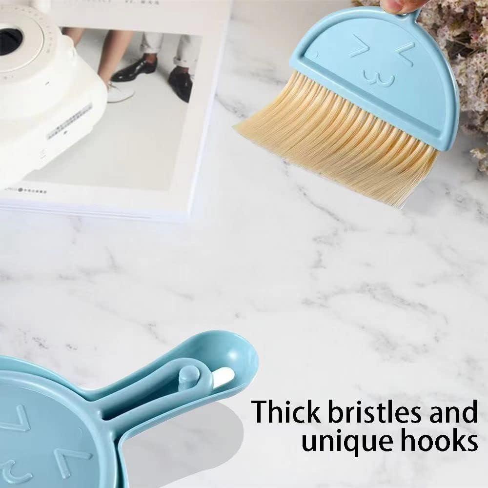 Juego de Mini Escoba y Recogedor Fgxcjd - 3 Piezas Multicolor