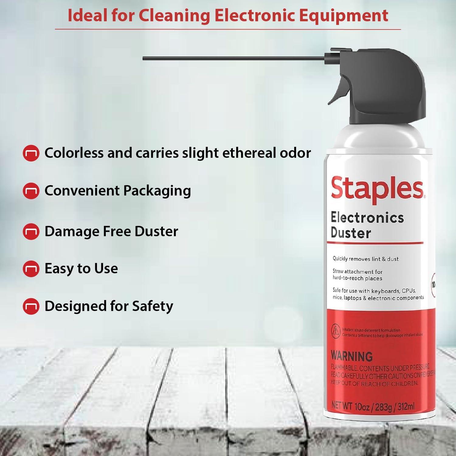Aerosoles de Aire Comprimido Staples 295 ml - Paquete de 6