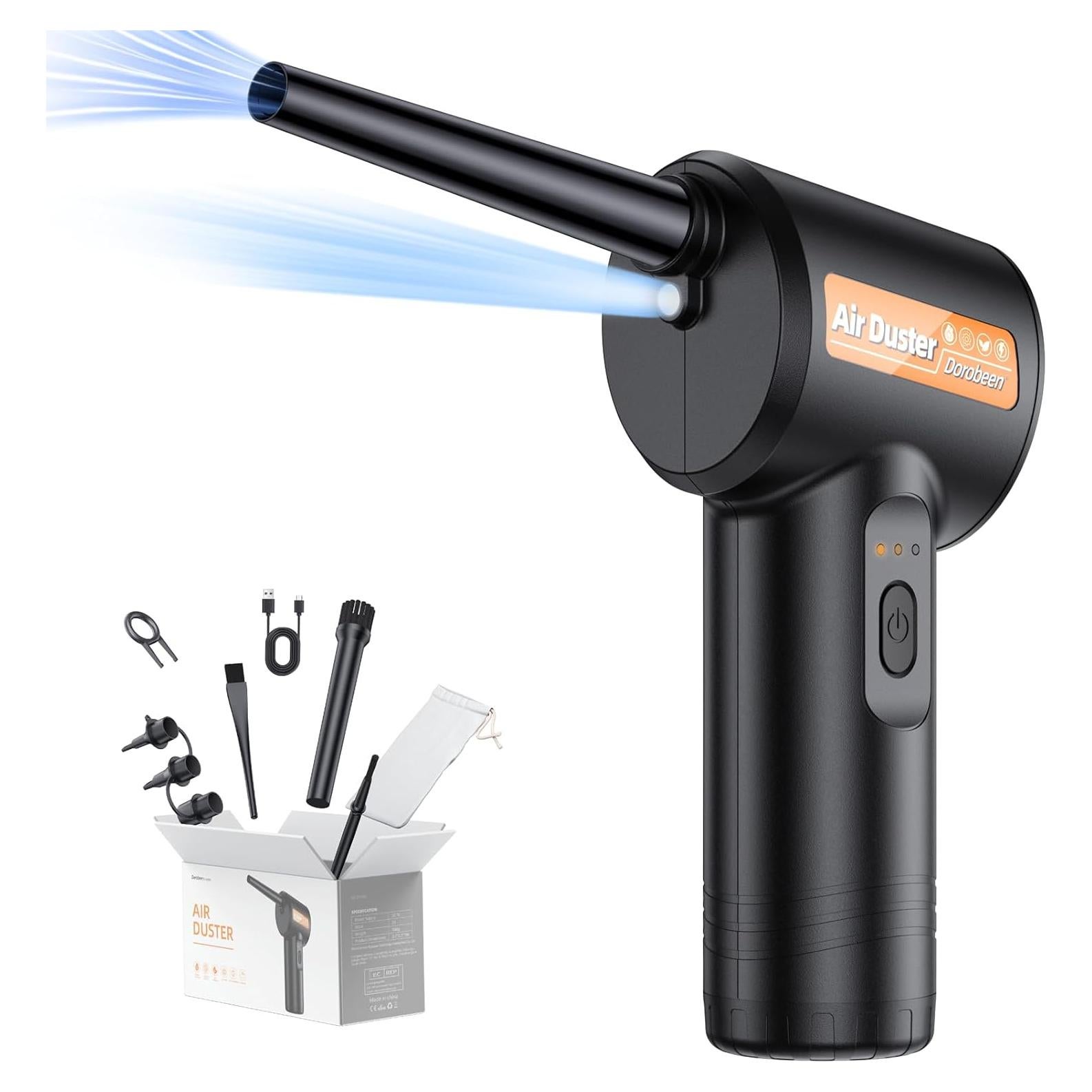 Soplador de Aire Comprimido Dorobeen TAD074 con Luz LED