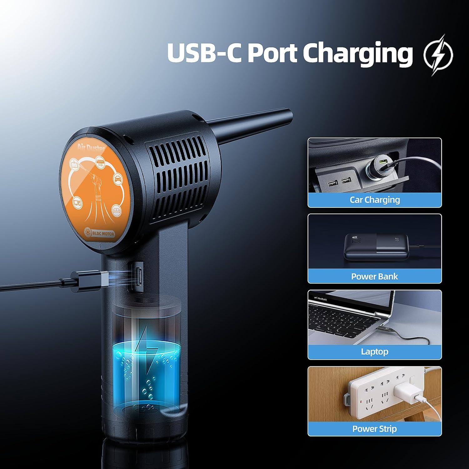 Soplador de Aire Comprimido Dorobeen TAD074 con Luz LED