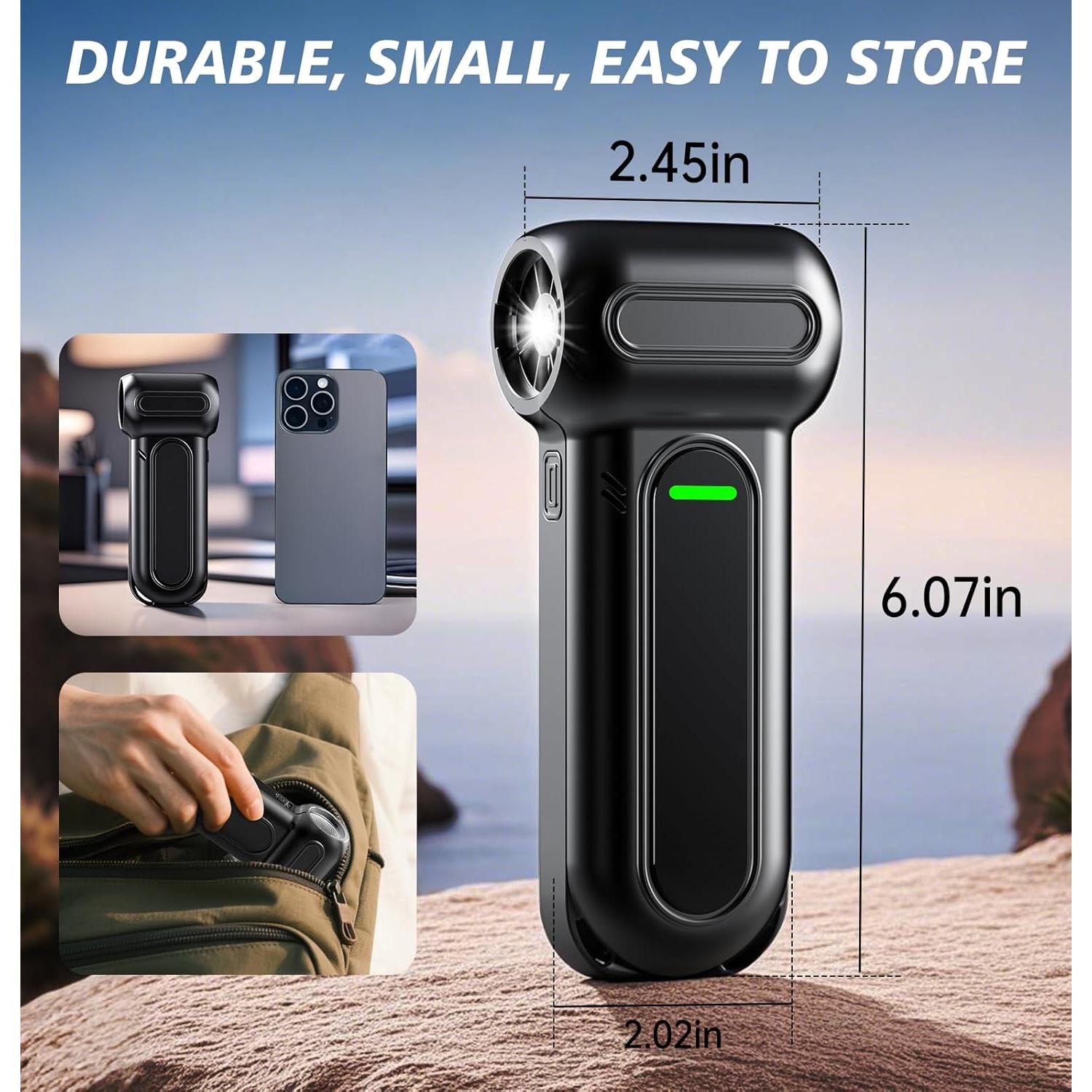 Soplador de Aire Comprimido TOPPORTED 150000RPM Recargable