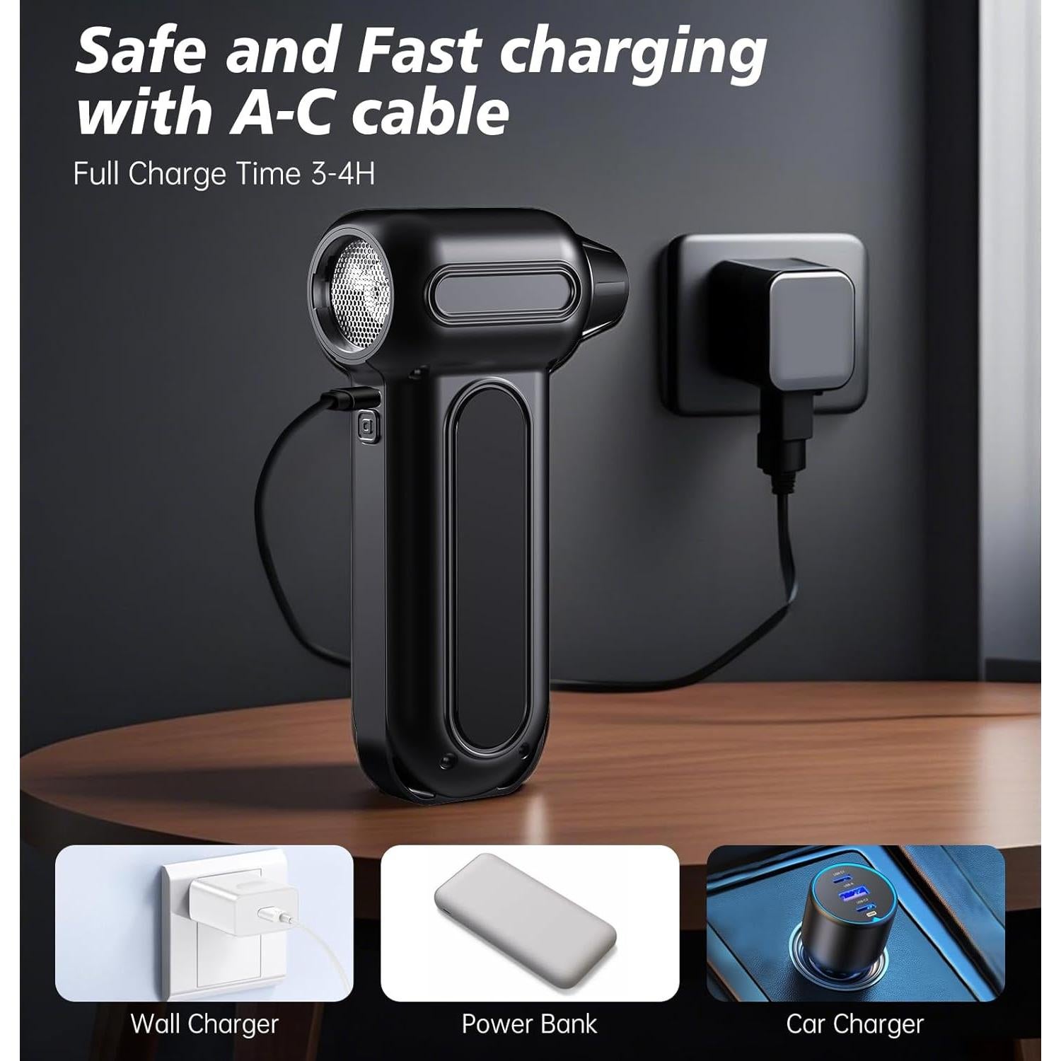 Soplador de Aire Comprimido TOPPORTED 150000RPM Recargable