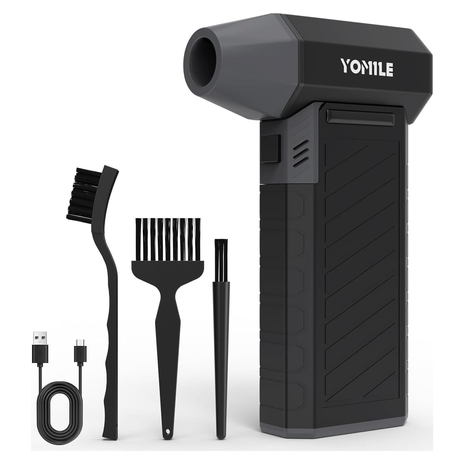 Soplador de aire eléctrico YOMILE 300000RPM 10500mAh portátil