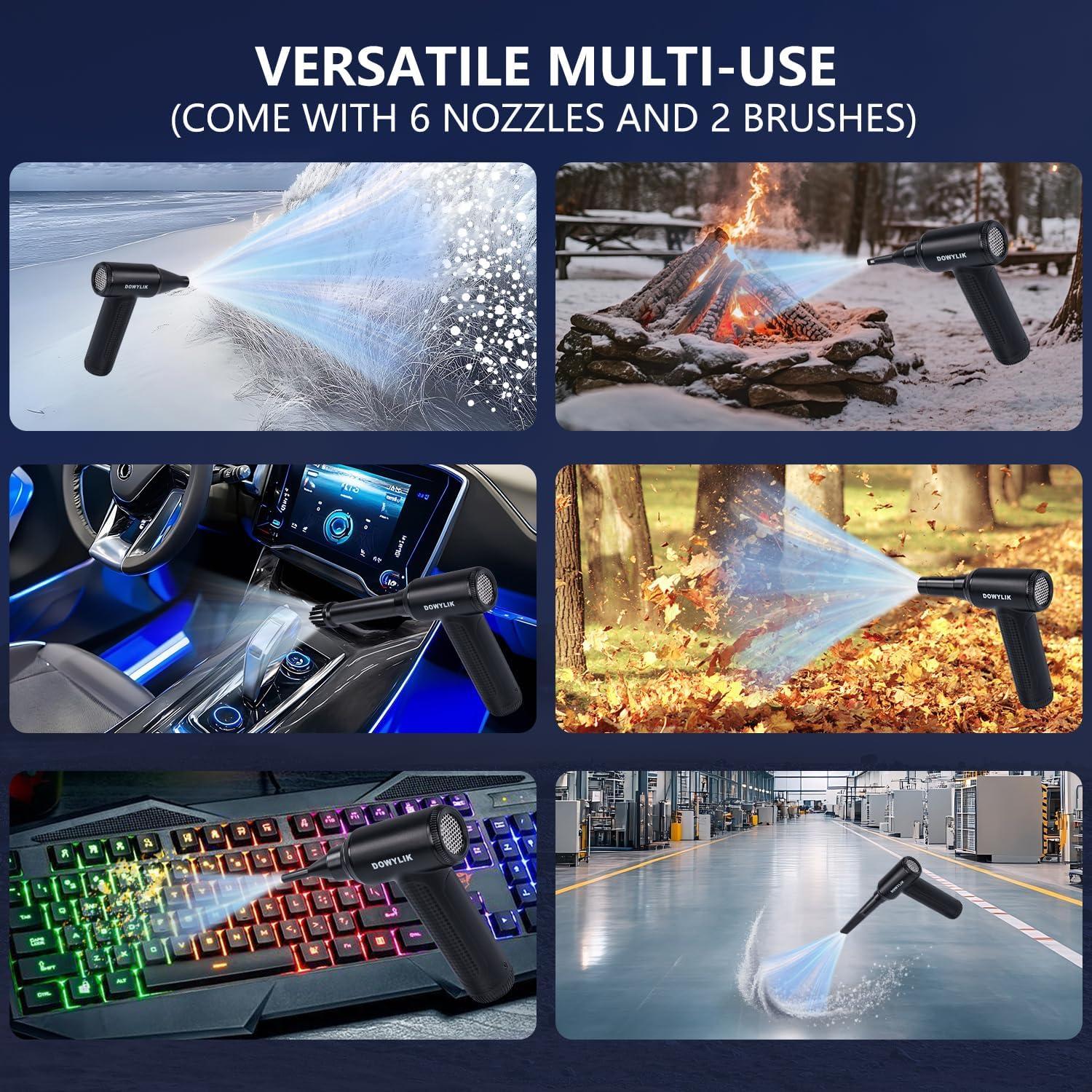 Soplador de Aire Comprimido DOWYLIK N01 Recargable 3300mAh