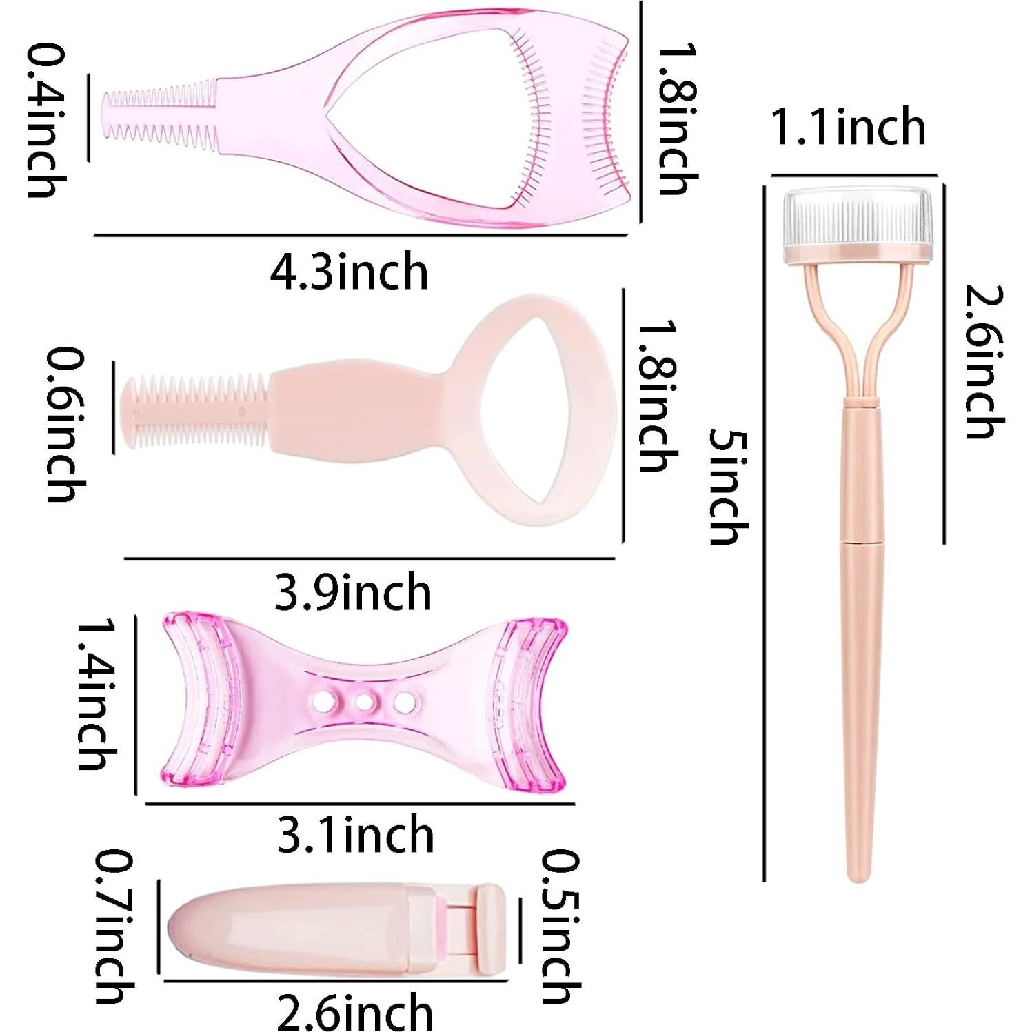 Kit de Herramientas para Pestañas 5 en 1 Qusmeiyici