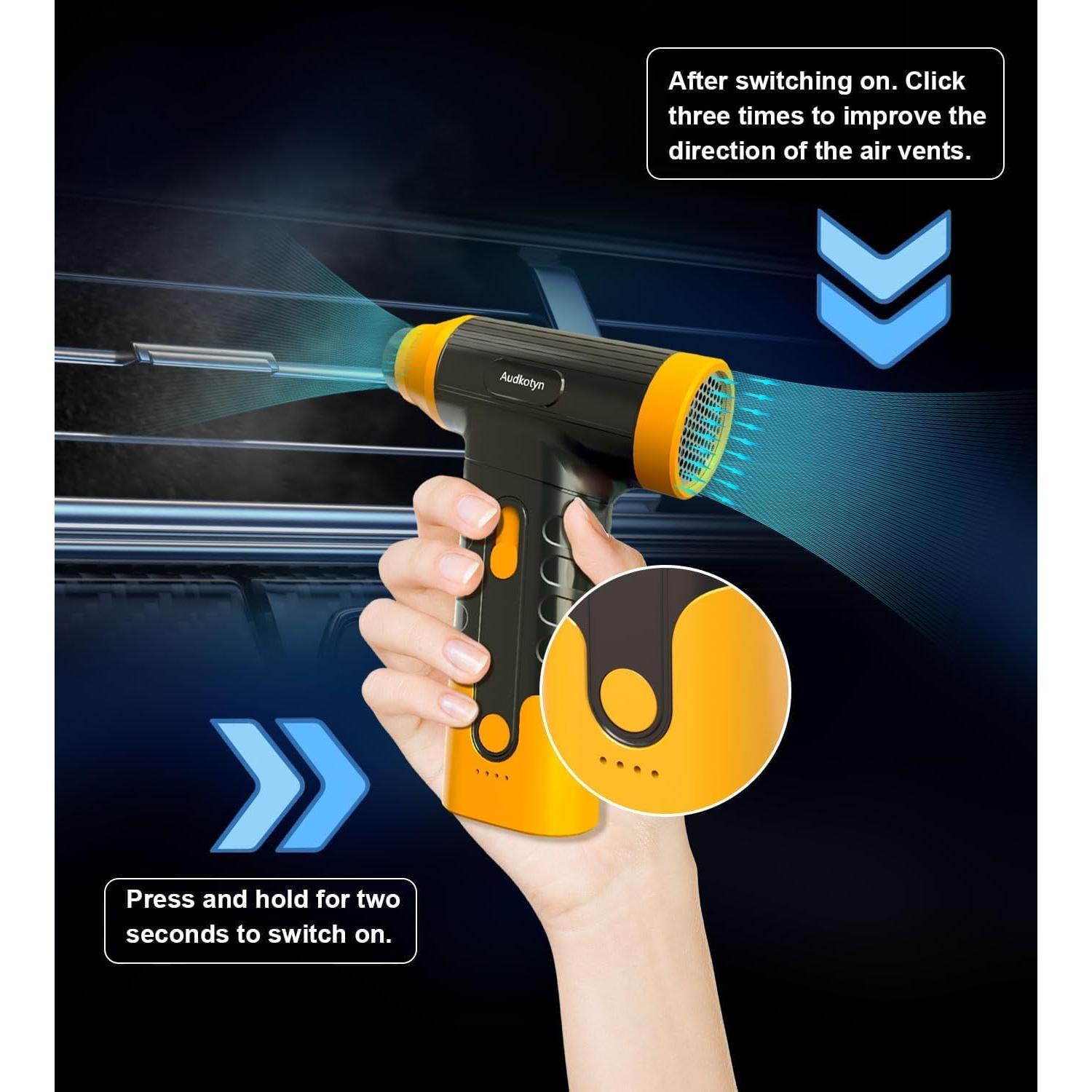 Soplador de Aire Comprimido Eléctrico Audkotyn JT168 150000 RPM