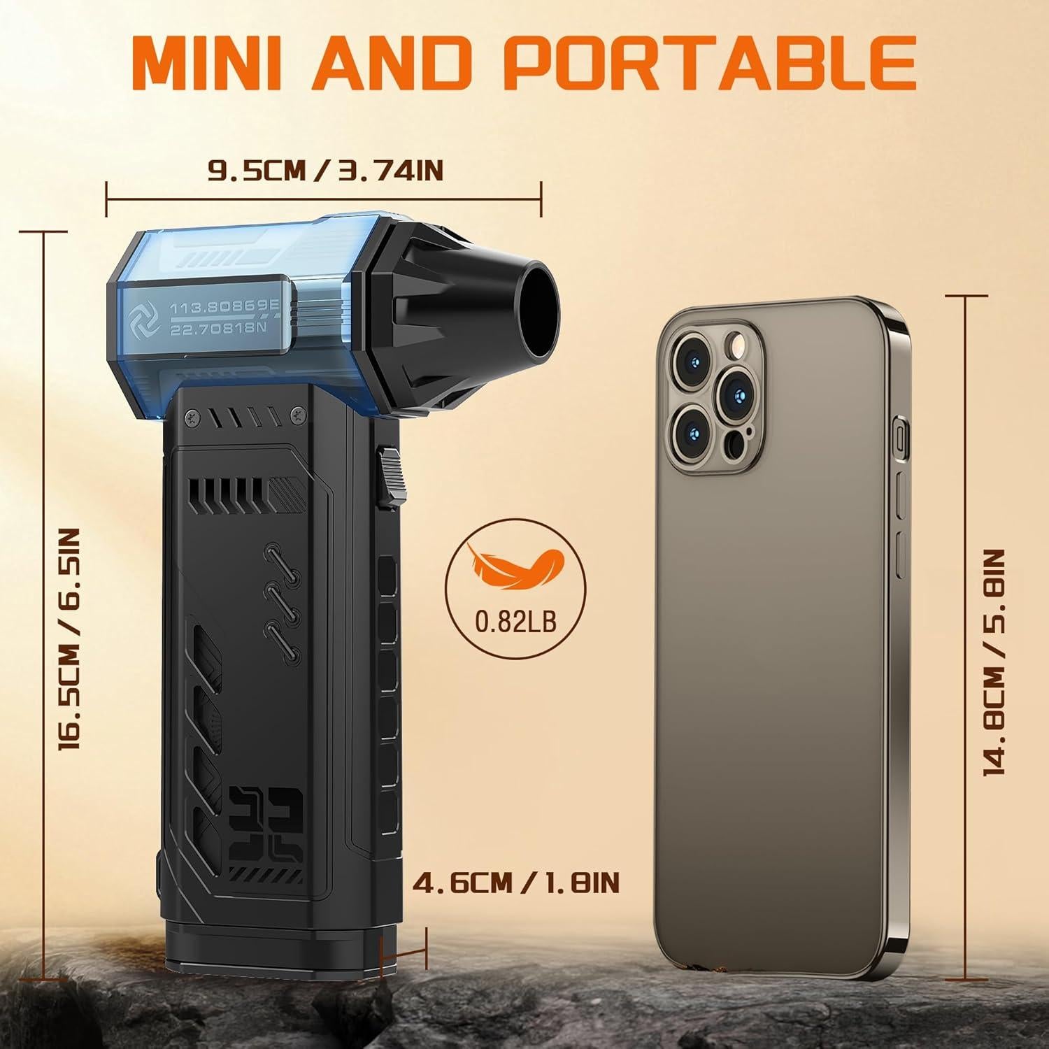 Soplador de Aire Inalámbrico JUFINX X301MAX 250000 RPM