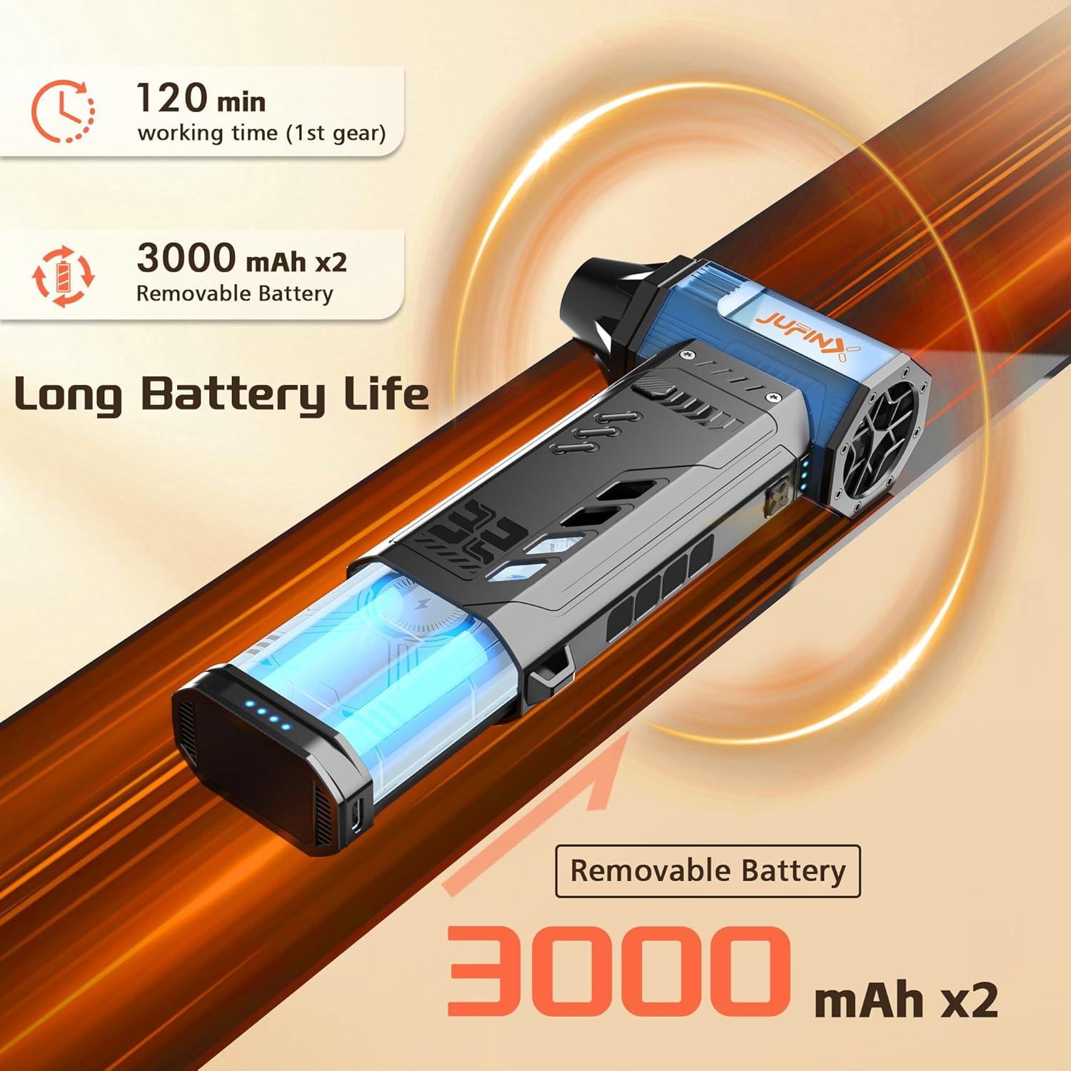 Soplador de Aire Inalámbrico JUFINX X301MAX 250000 RPM