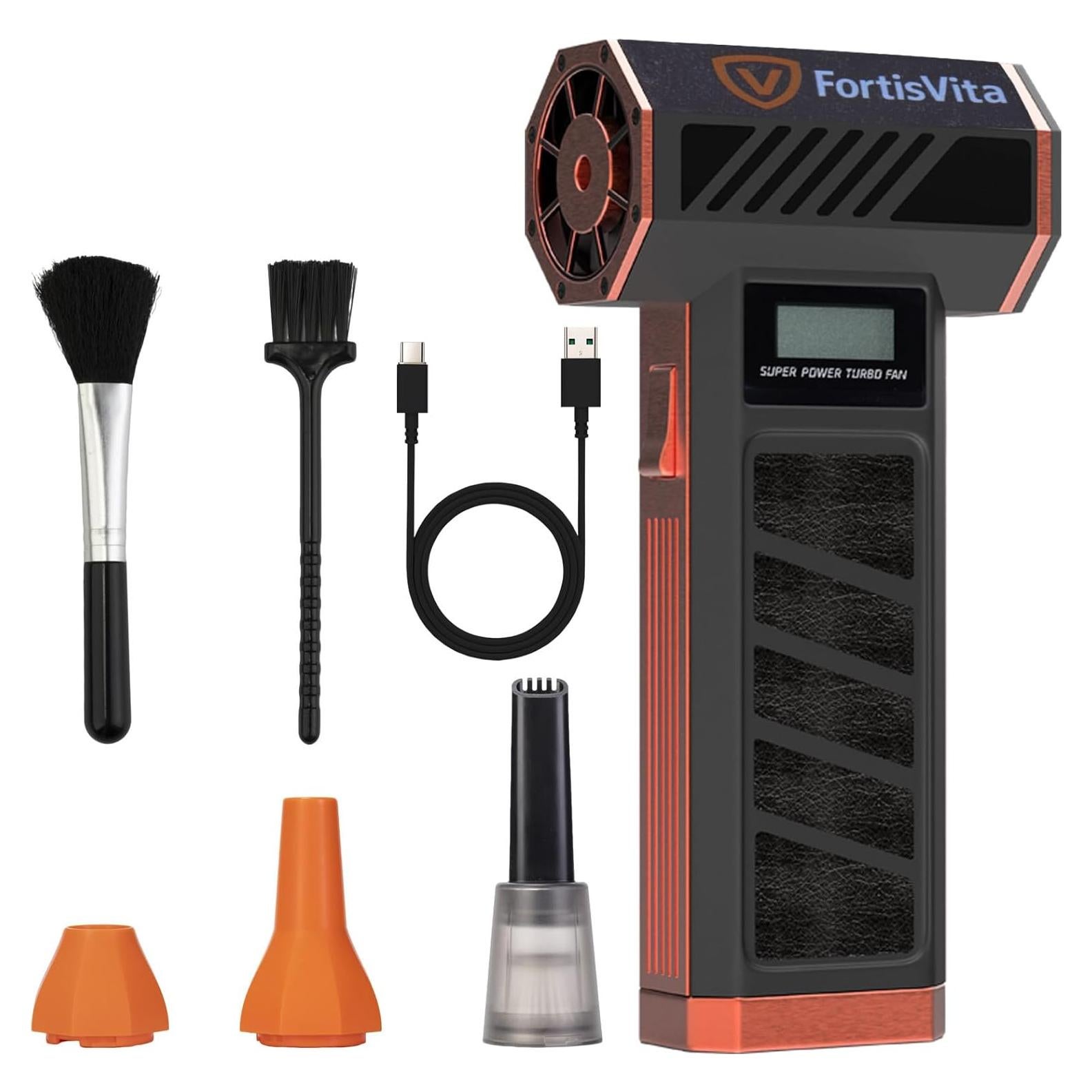 Soplador de Aire Comprimido FortisVita P30 Recargable 0.48kg