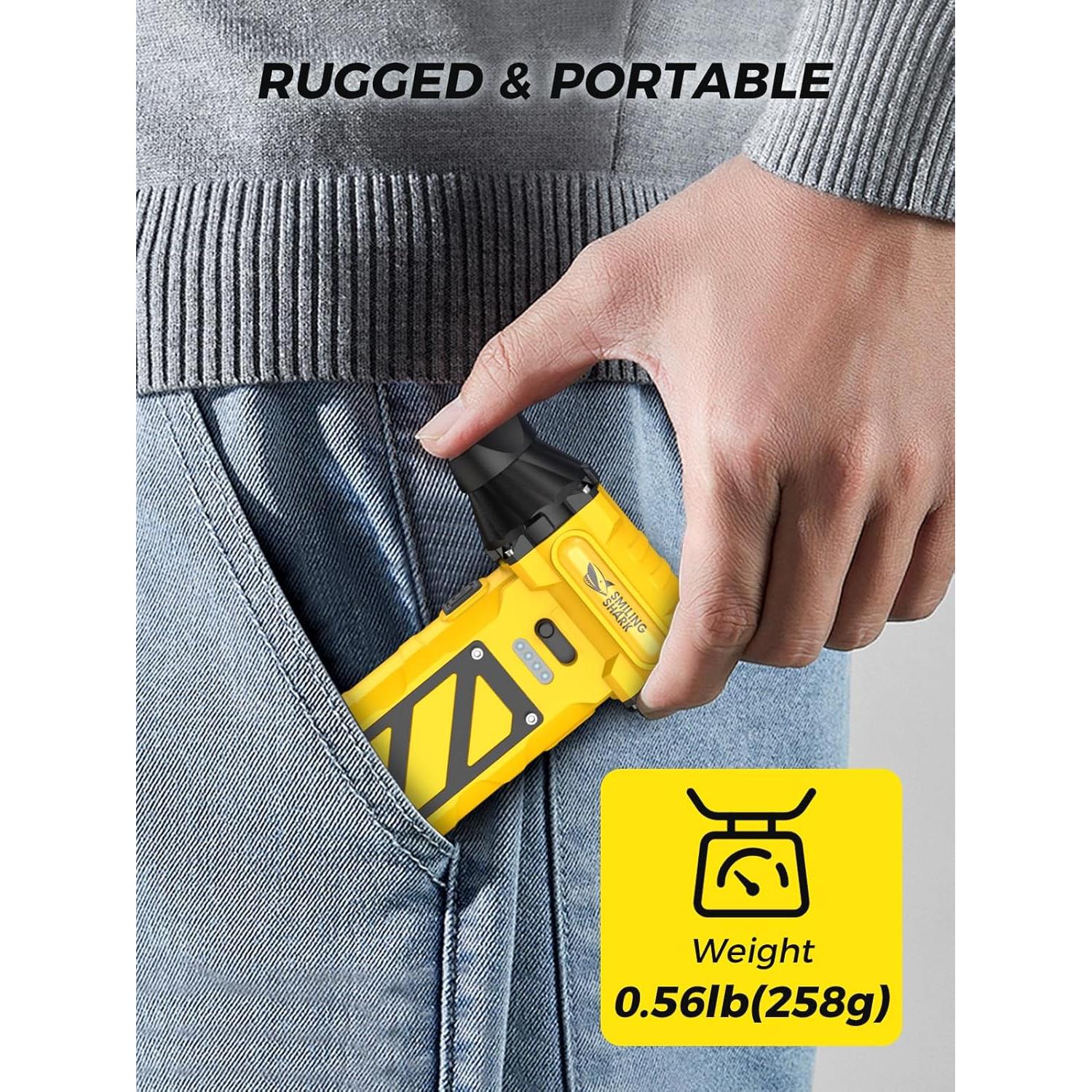 Soplador de Aire Comprimido Smiling Shark JF-02 Inalámbrico 110000 RPM