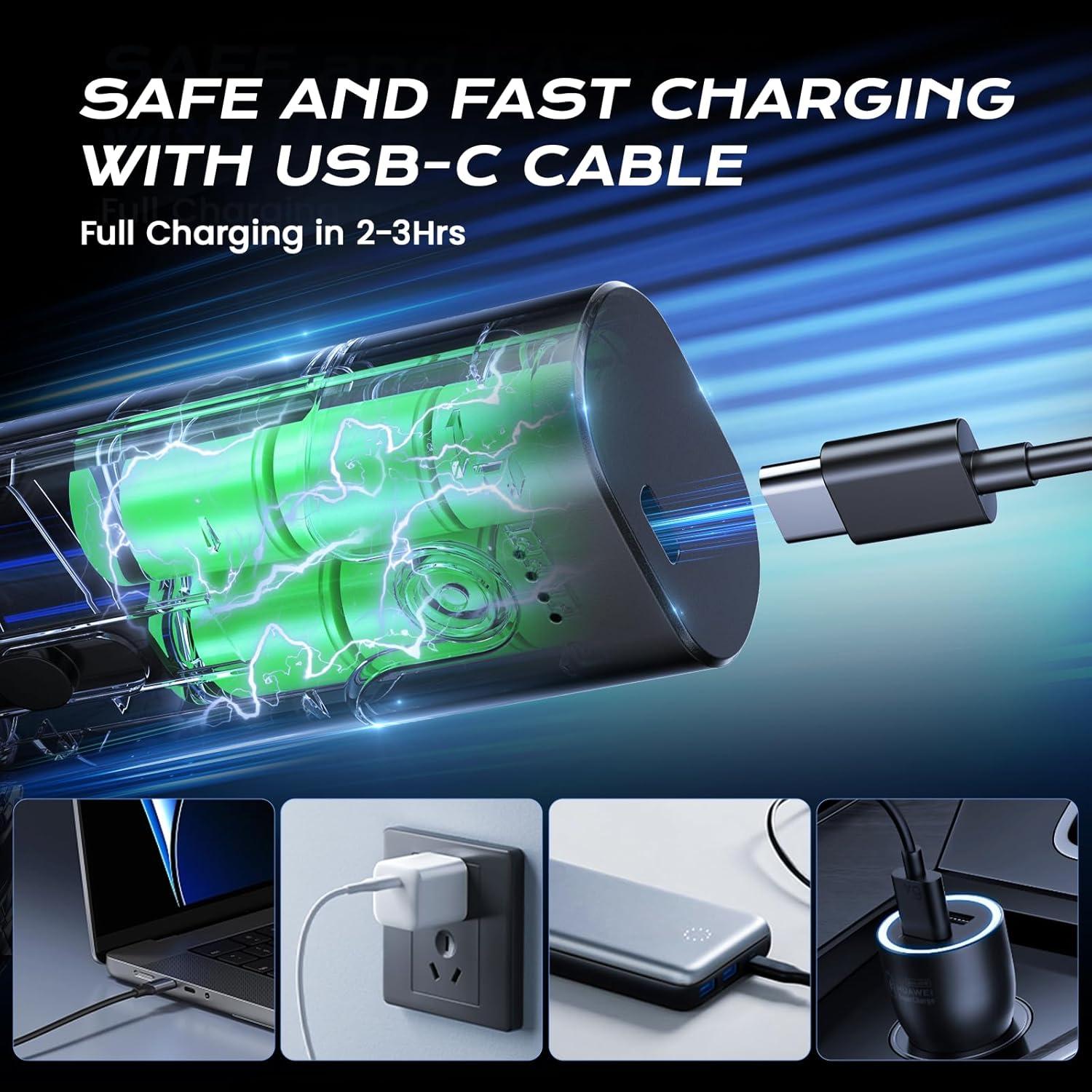 Soplador de Aire Comprimido MBYULO J02 Recargable 120m/s