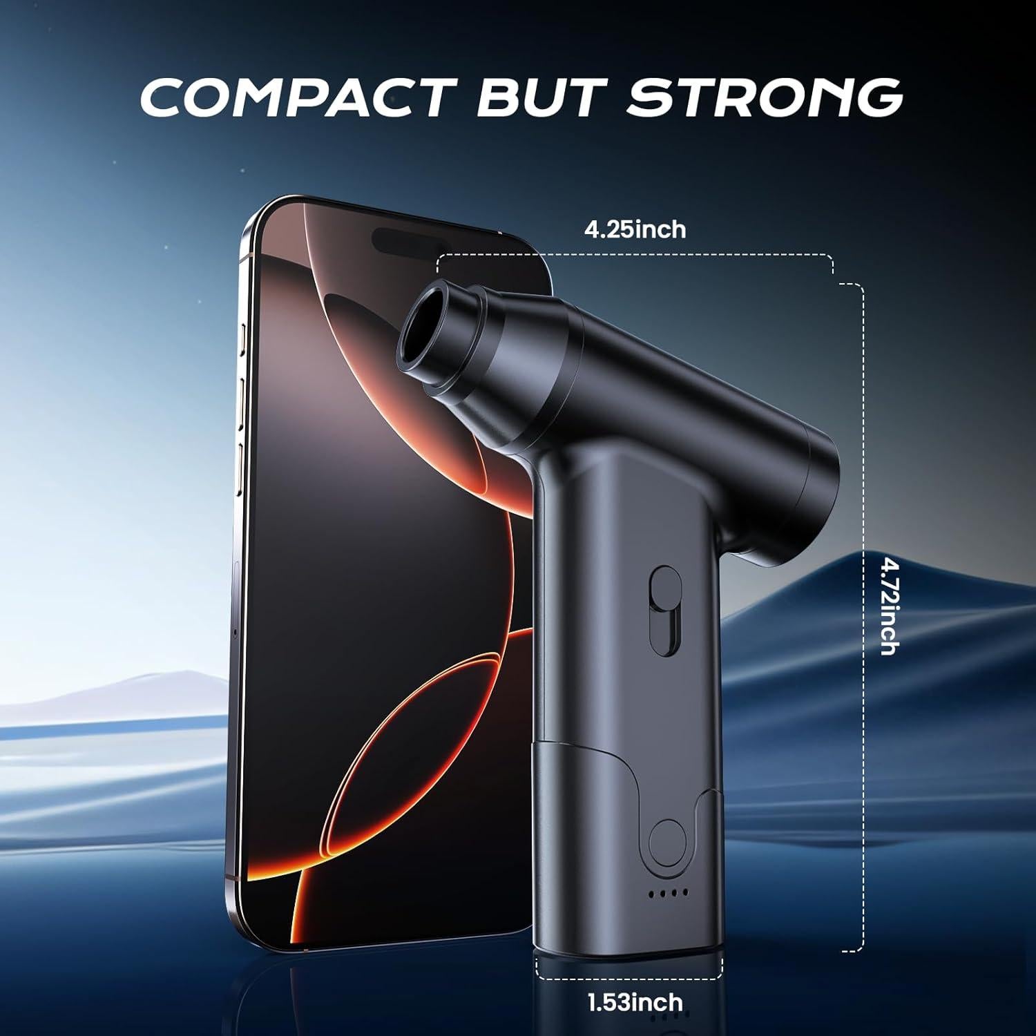 Soplador de Aire Comprimido MBYULO J02 Recargable 120m/s