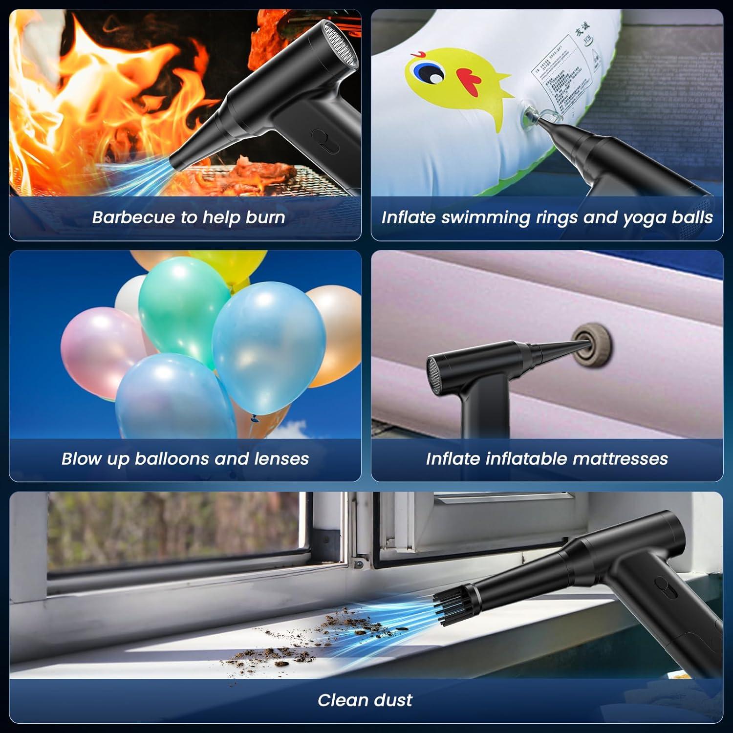 Soplador de Aire Comprimido MBYULO J02 Recargable 120m/s