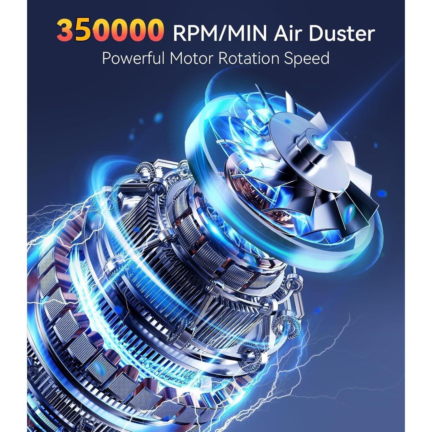 Soplador de Aire Comprimido YUHUO B01 360000 RPM Recargable