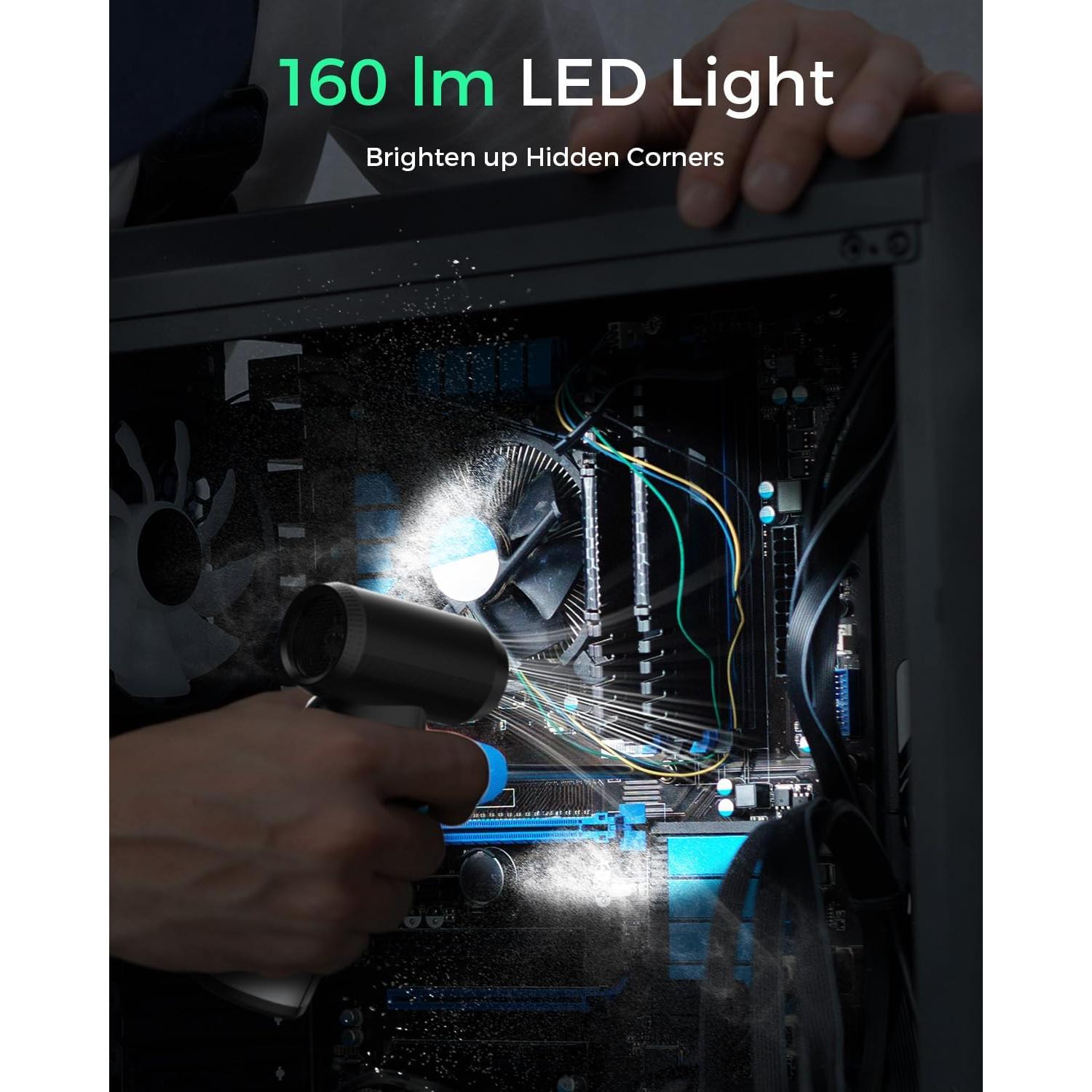 Soplador de Aire Eléctrico EG evgoer RS11 180000RPM 10000mAh