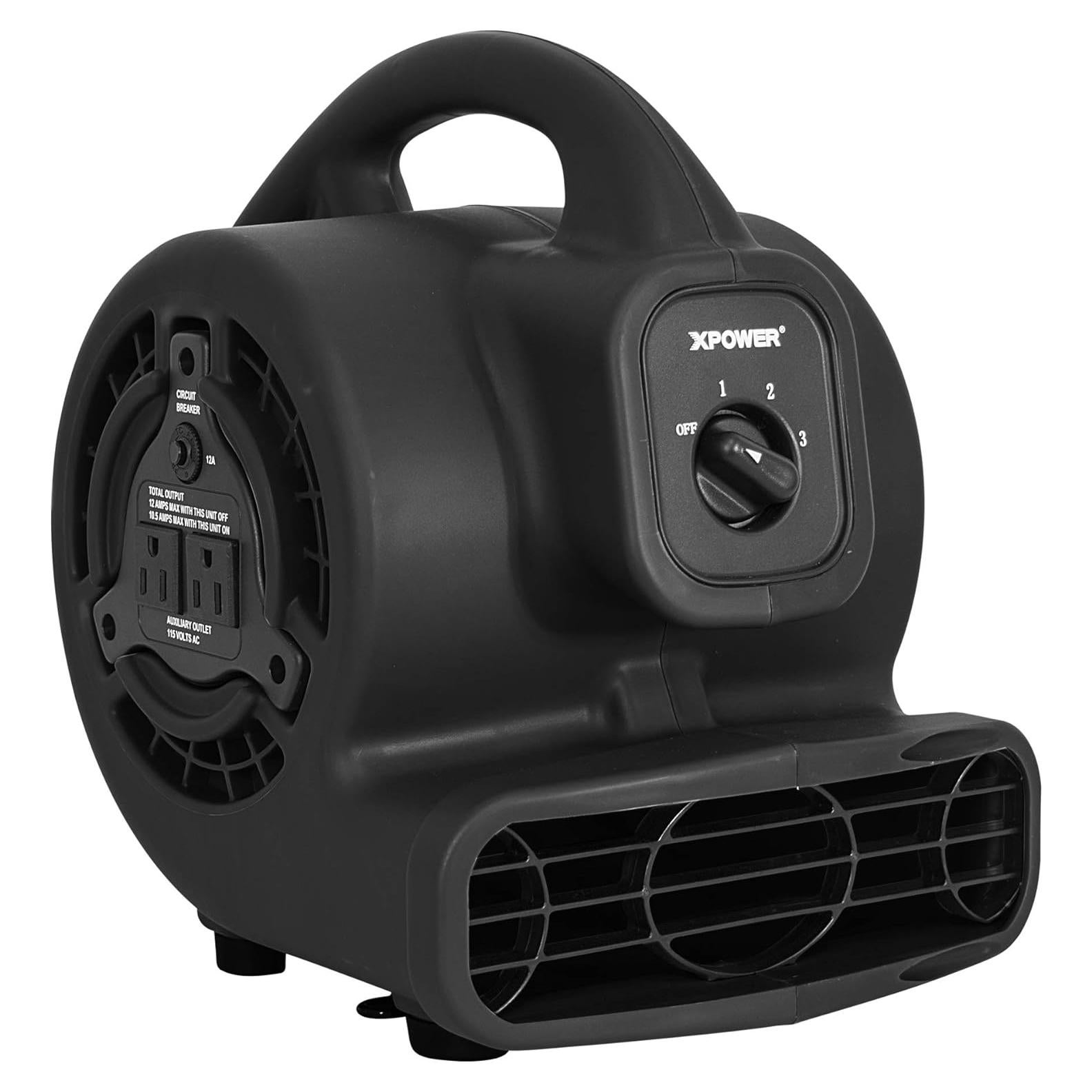 Soplador de Aire XPOWER P-80A 138W 600 CFM Negro