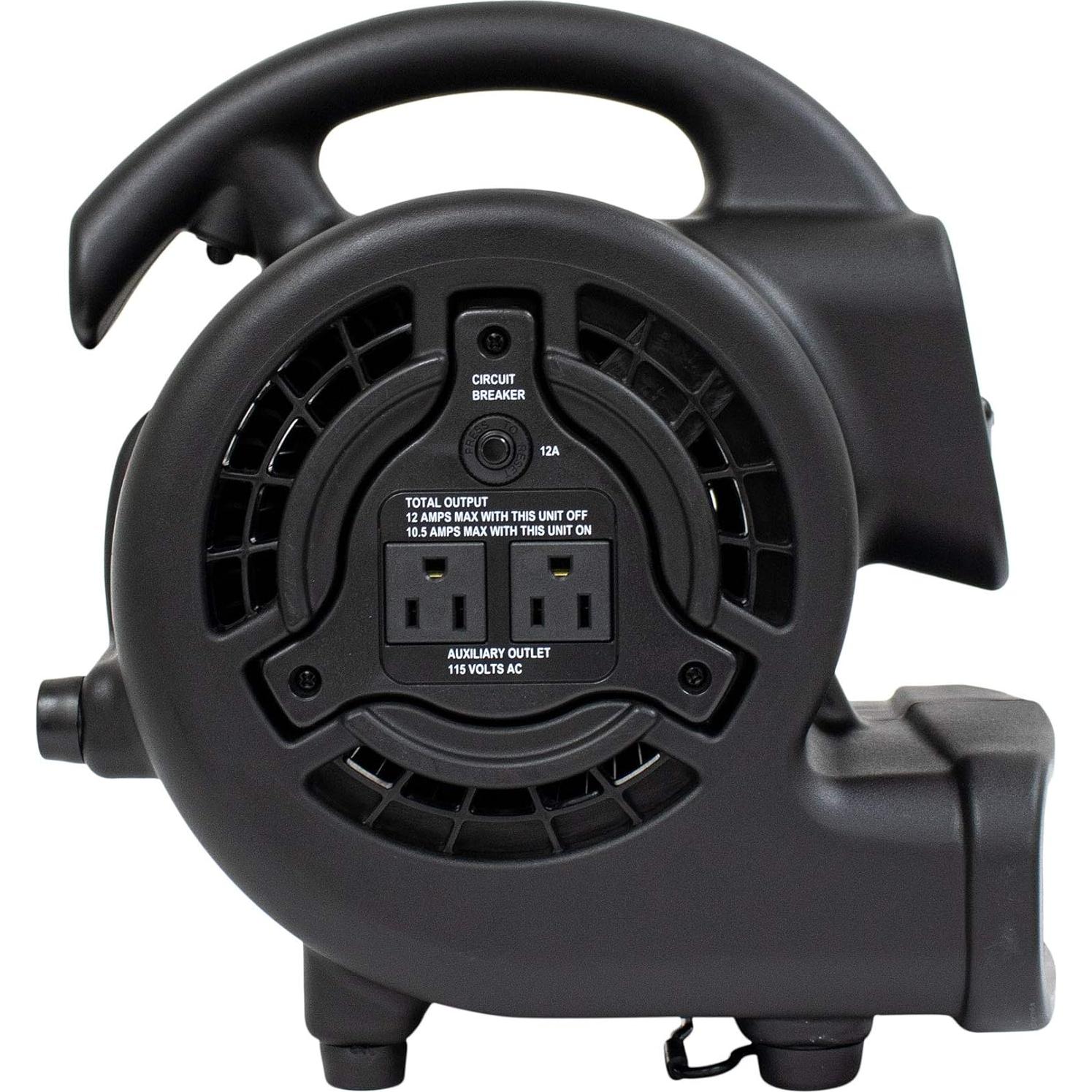 Soplador de Aire XPOWER P-80A 138W 600 CFM Negro