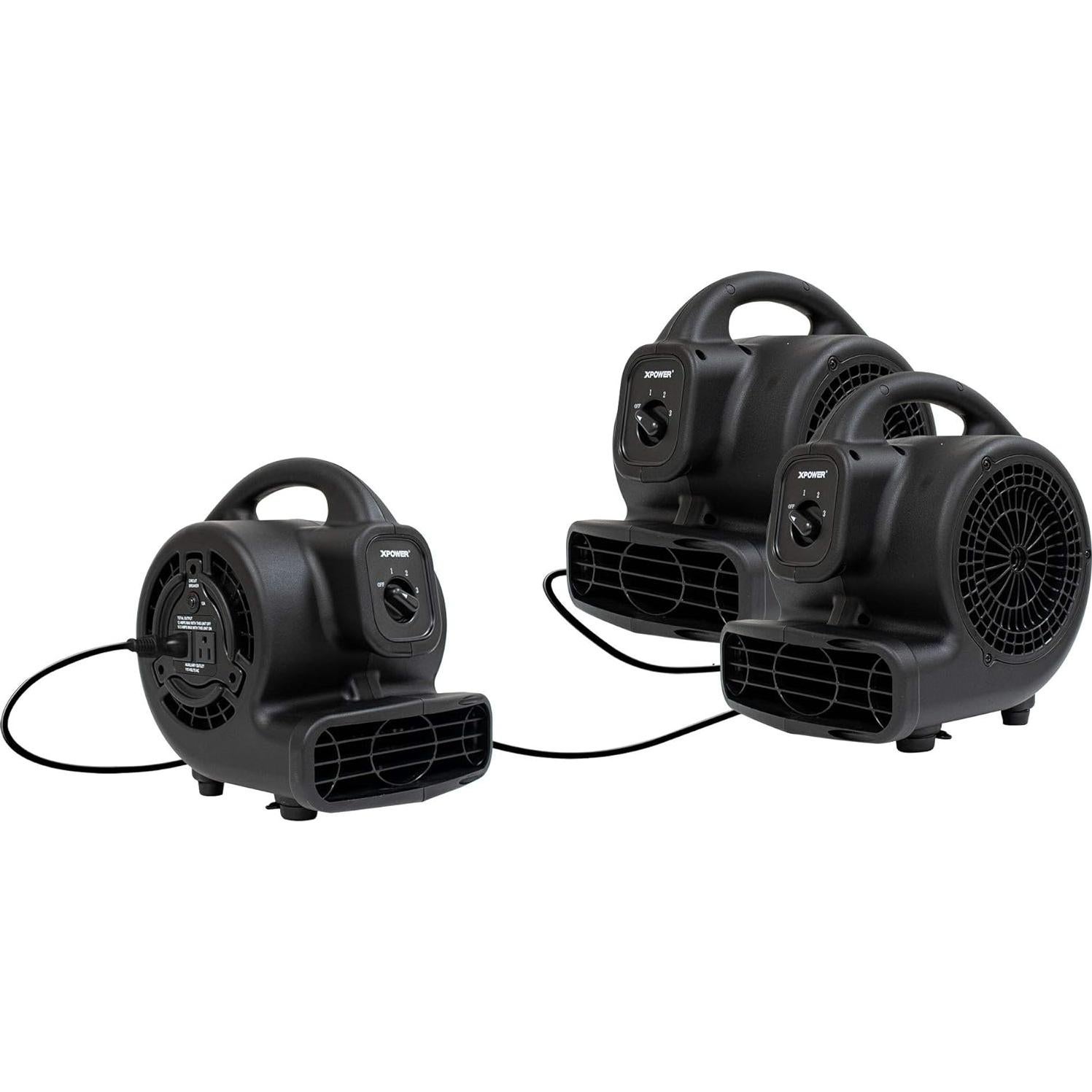 Soplador de Aire XPOWER P-80A 138W 600 CFM Negro