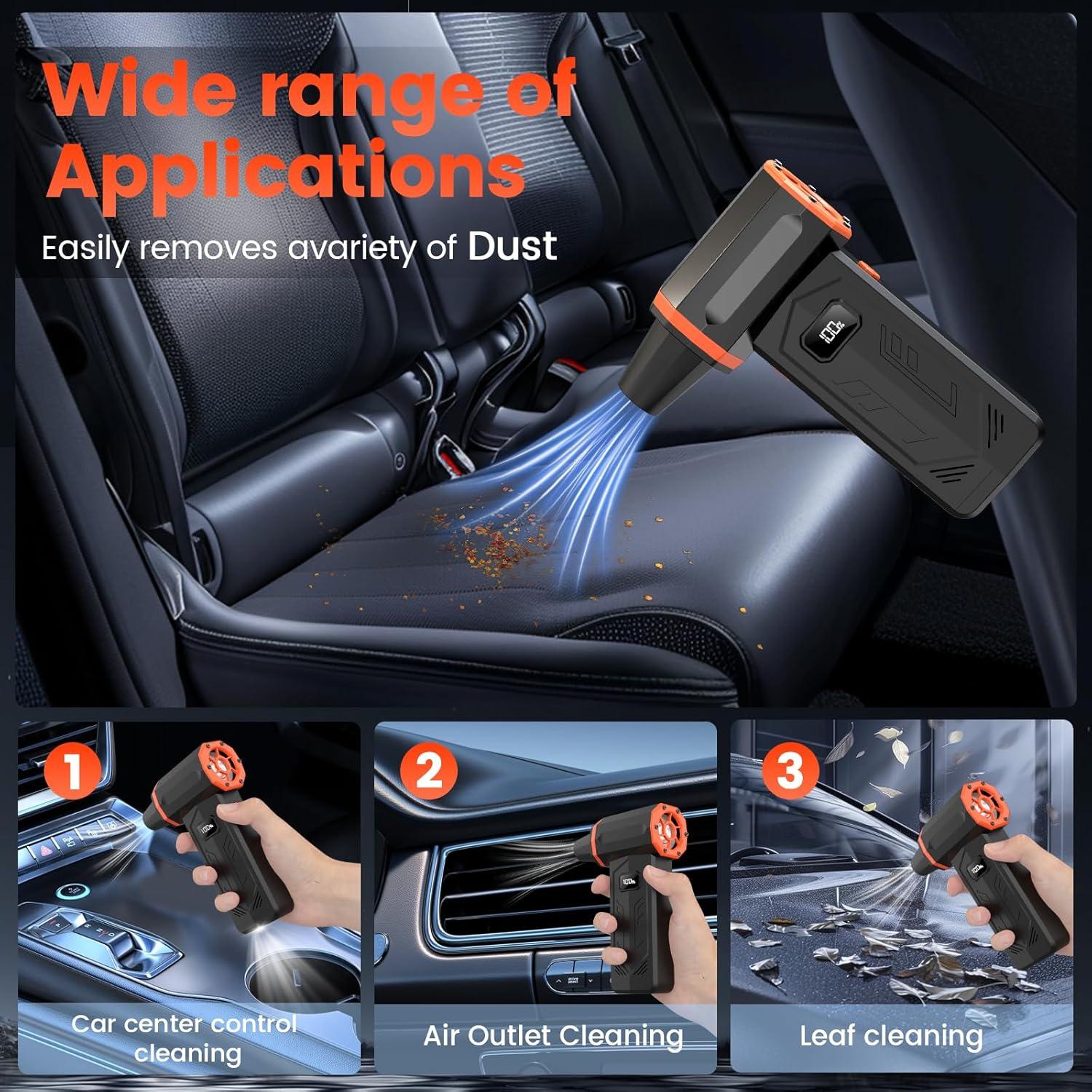 Soplador de Aire Comprimido DUORT D8 350,000 RPM Recargable