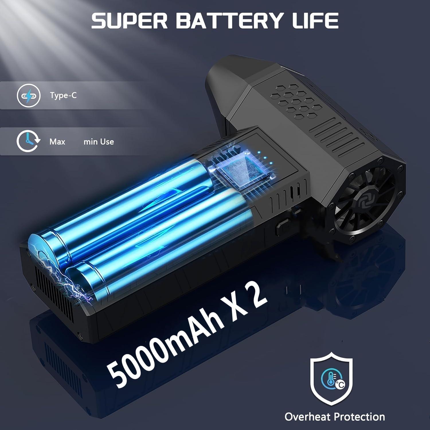 Soplador de Aire Comprimido Jinhong 130000 RPM Inalámbrico