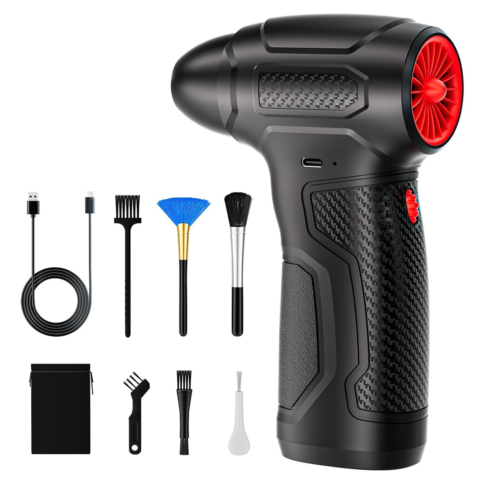 Soplador de Aire Comprimido KUECU X1 Inalámbrico 200000 RPM