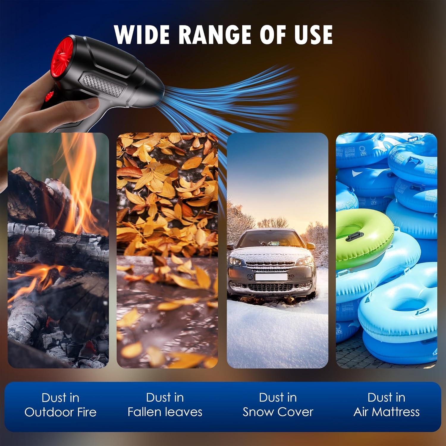 Soplador de Aire Comprimido KUECU X1 Inalámbrico 200000 RPM