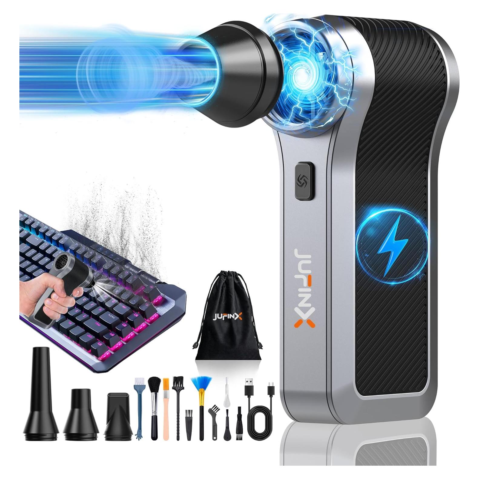 Soplador de Aire Eléctrico JUFINX X1 130000 RPM 3 Velocidades