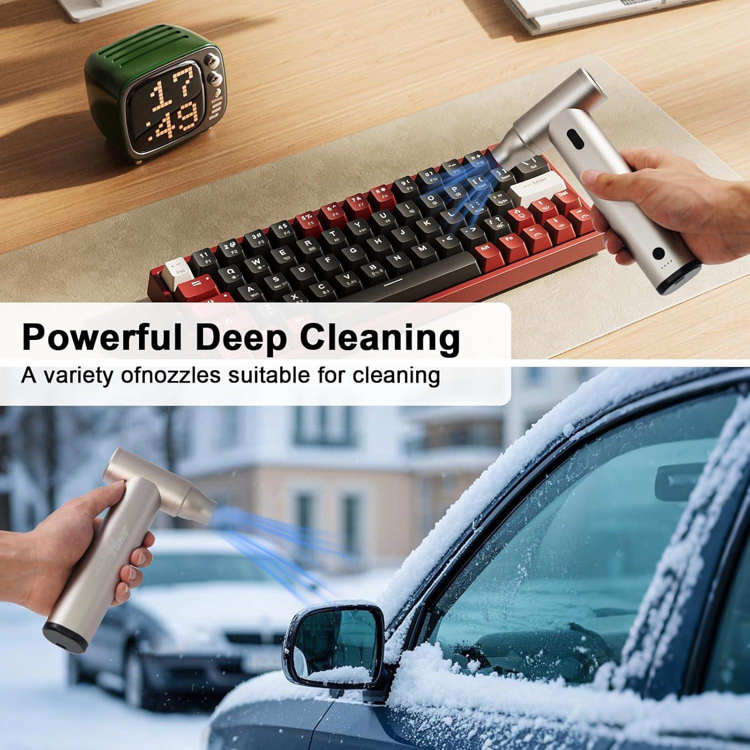 Soplador de Aire Comprimido Smile Forest J02 130000 RPM Plata