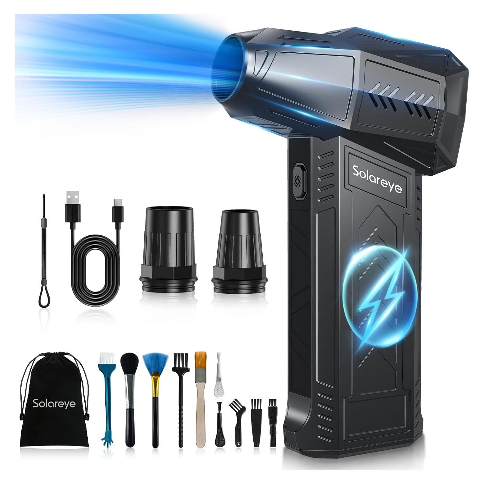 Soplador de Aire Comprimido Solareye X13-US 180000 RPM 3 Velocidades