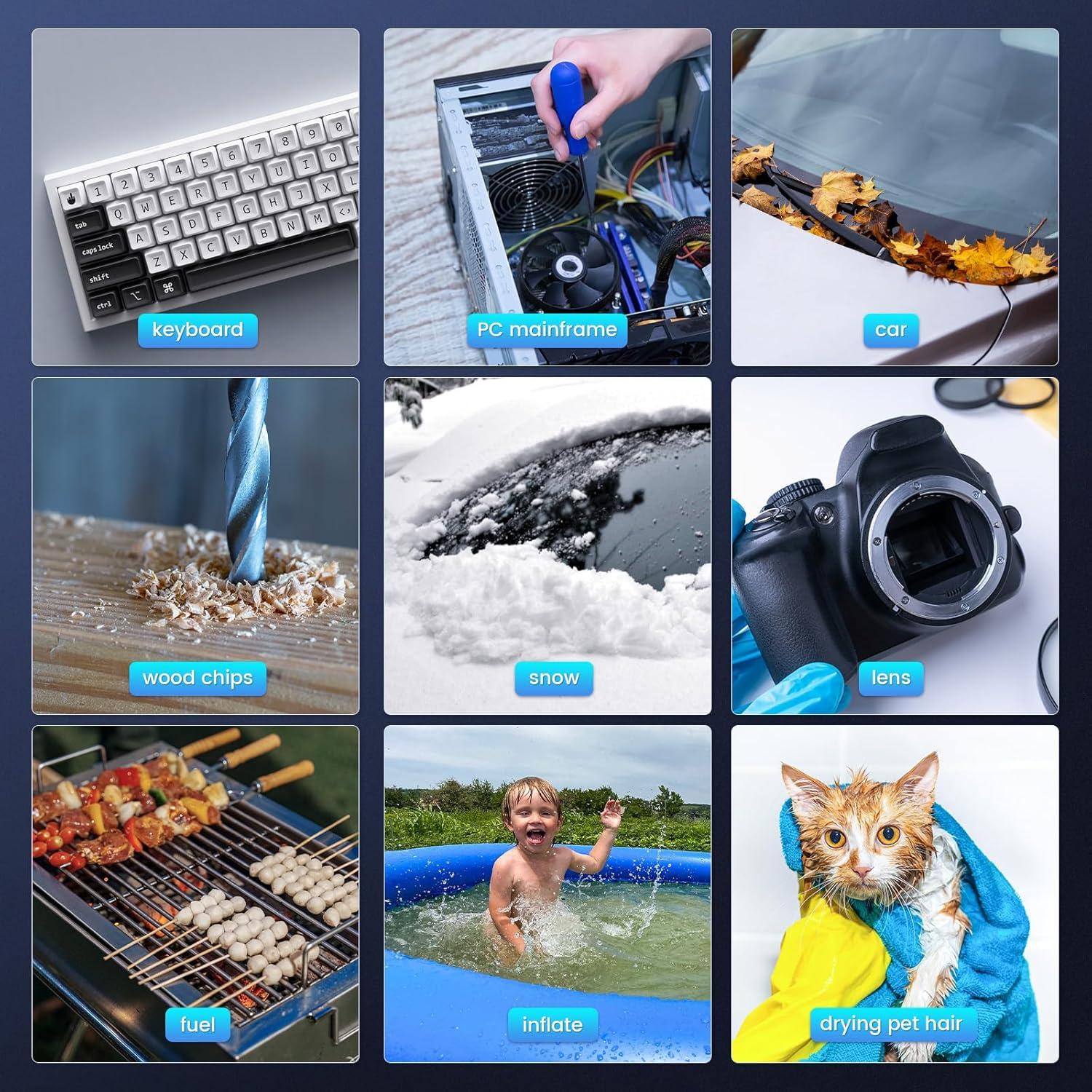 Soplador de Aire Comprimido Solareye X13-US 180000 RPM 3 Velocidades