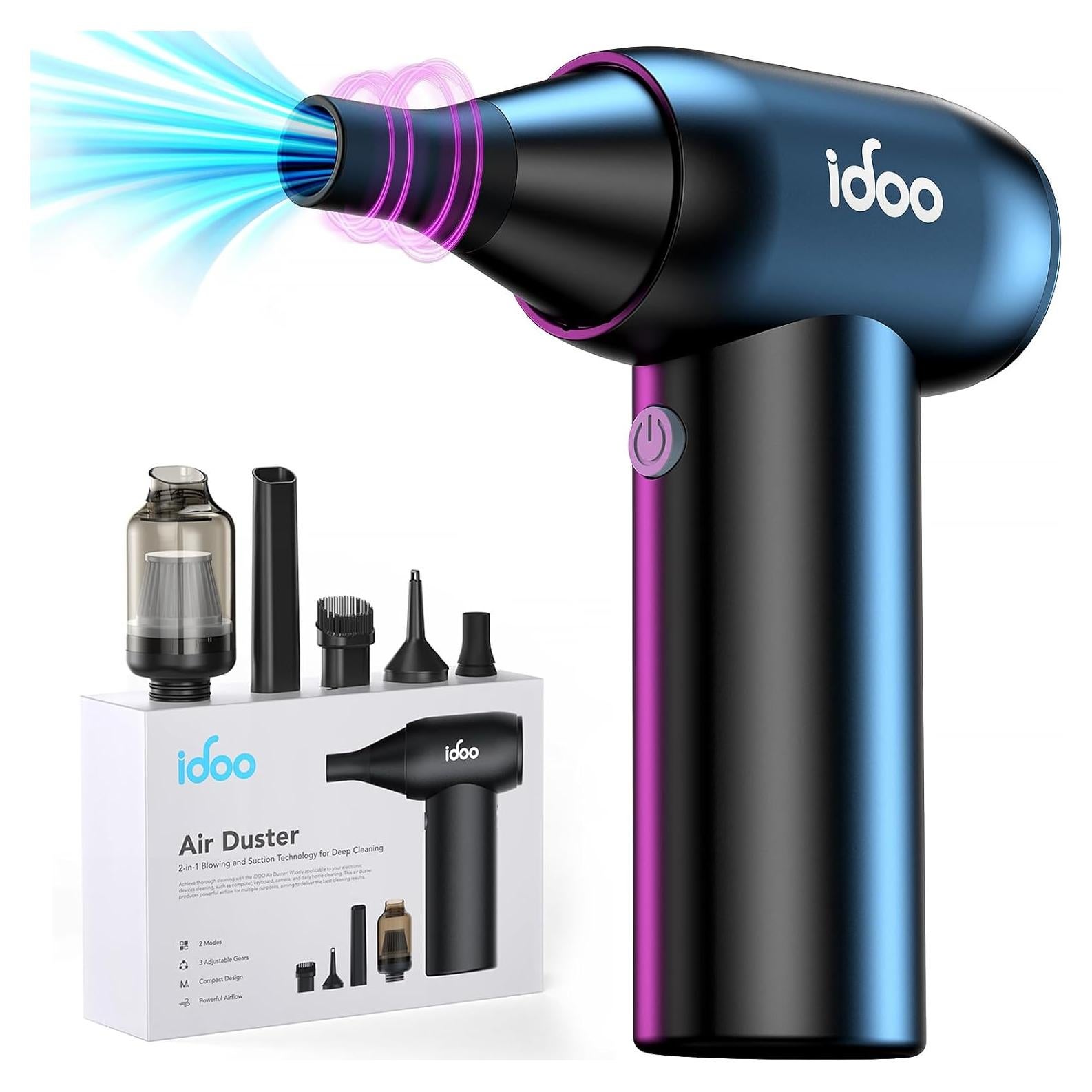 Soplador de Aire Comprimido iDOO I-G-02 Mini Portátil 3 Velocidades