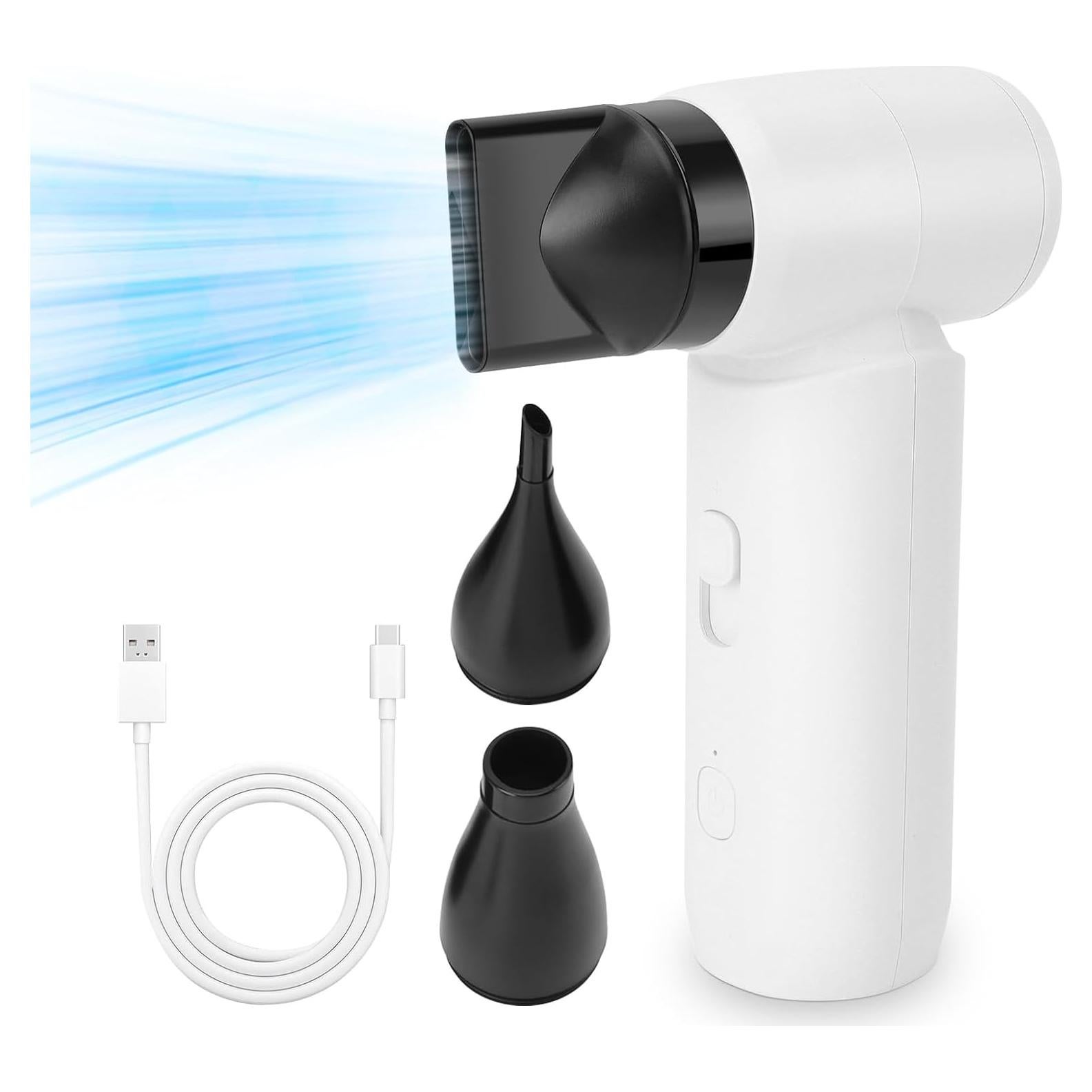 Soplador de Aire Comprimido Ejoyous 80000RPM Portátil Blanco