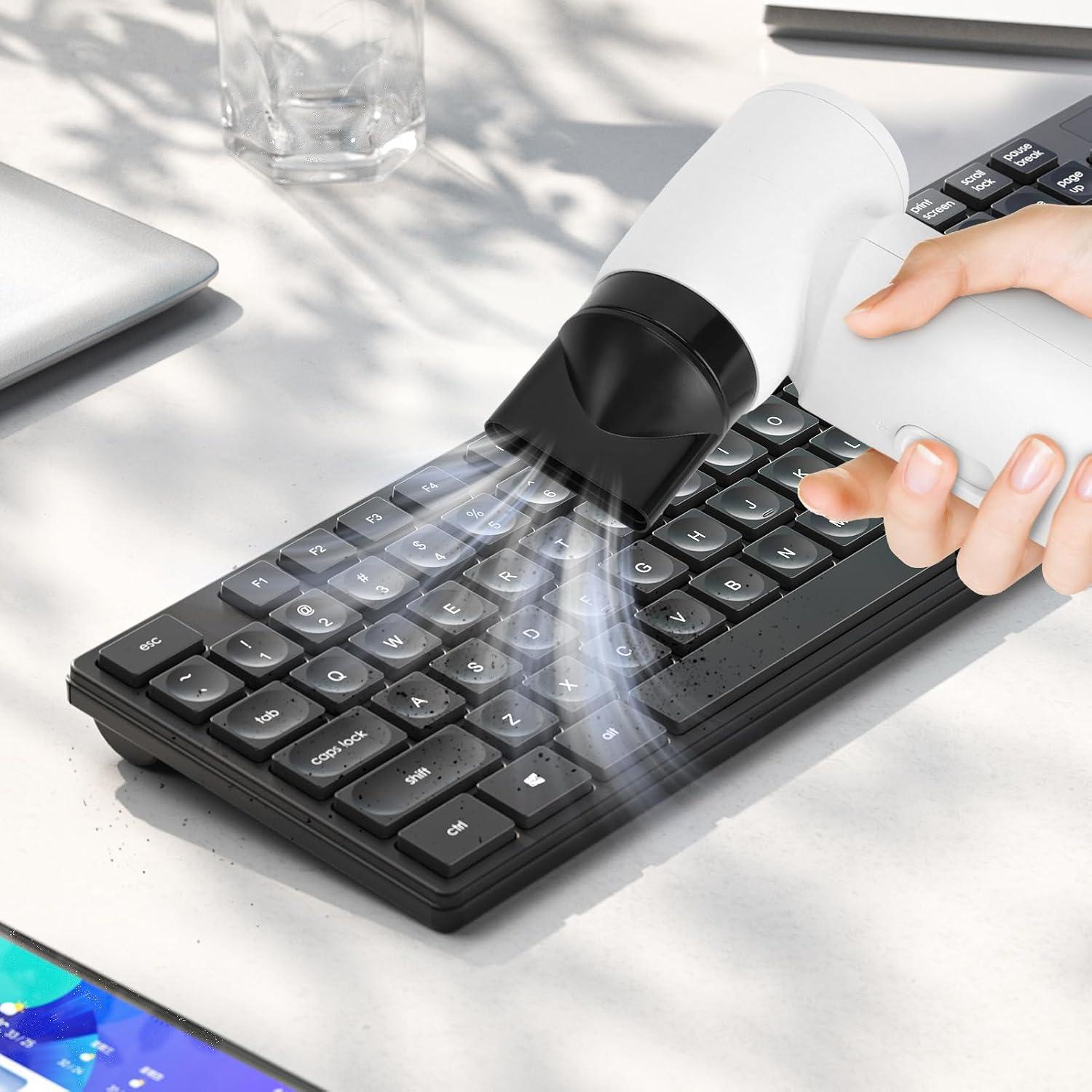 Soplador de Aire Comprimido Ejoyous 80000RPM Portátil Blanco